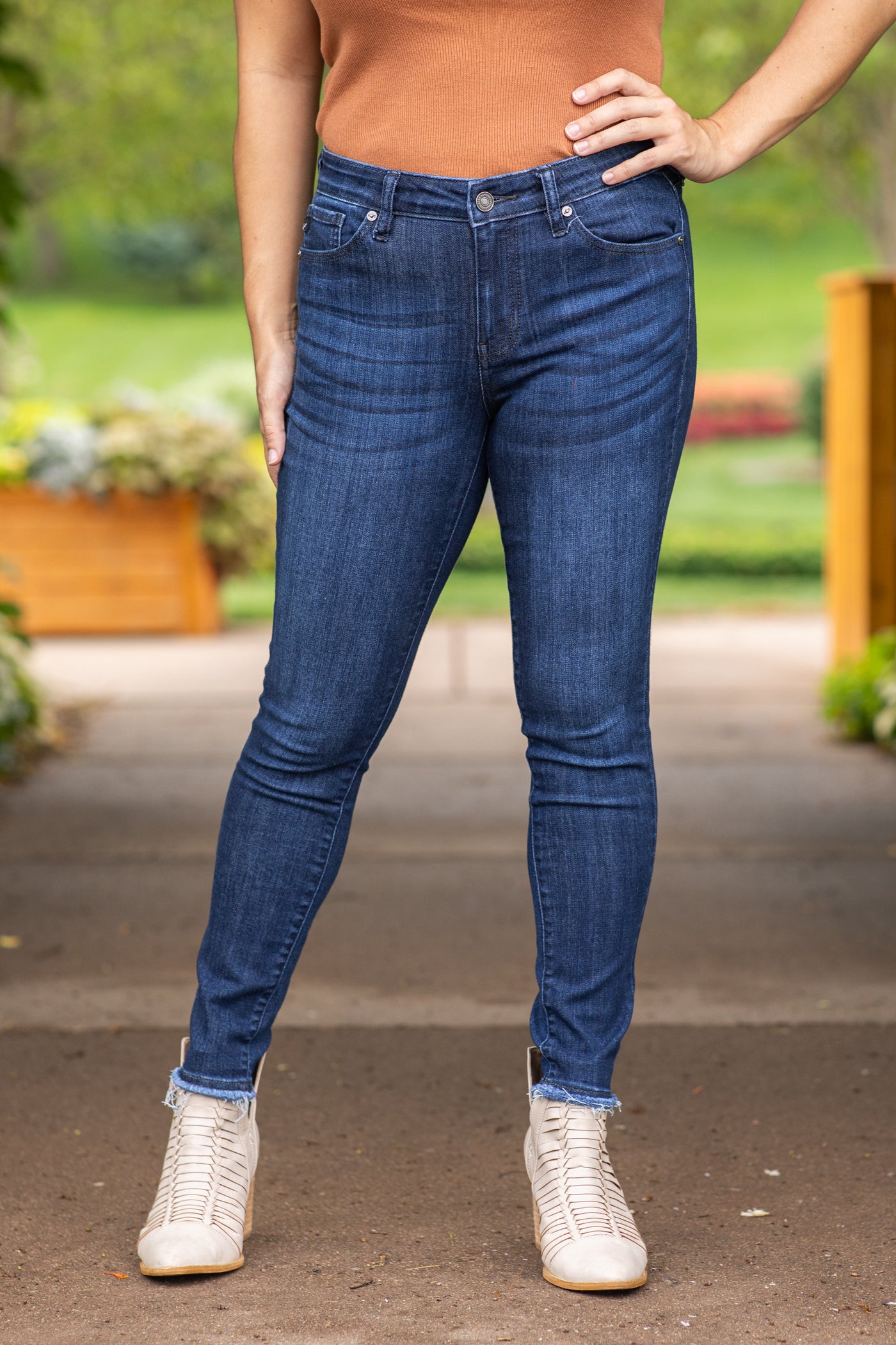 Kancan Eco Friendly Mid Rise Skinny Jeans