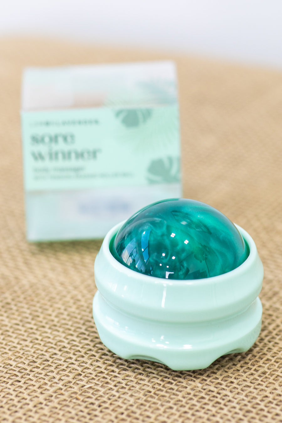 Teal Hand-Held Body Massager