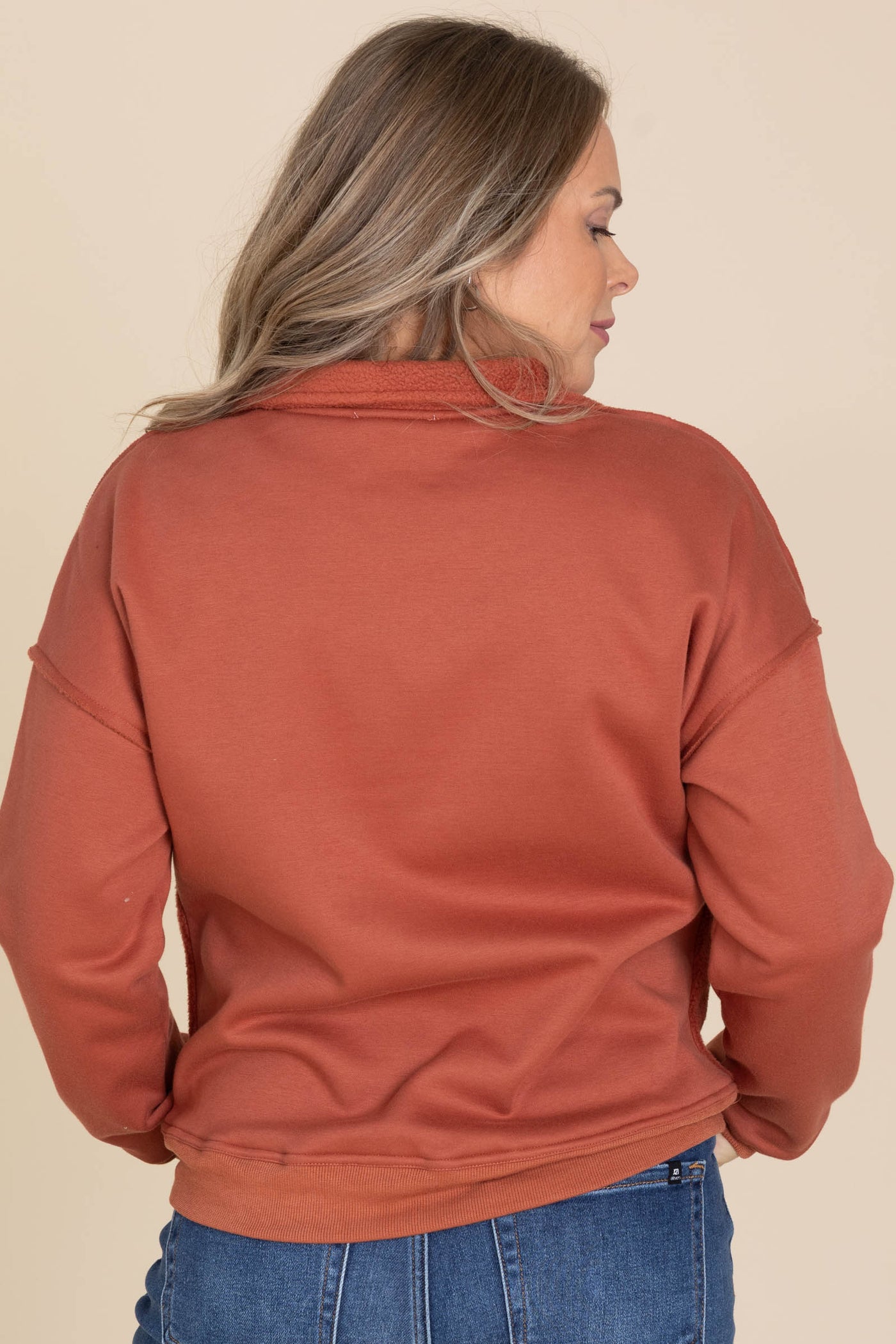 Fleece Terry 1/2 Zip Pullover