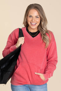 Filly Flair Cozy Campfire V-Neck Sweatshirt