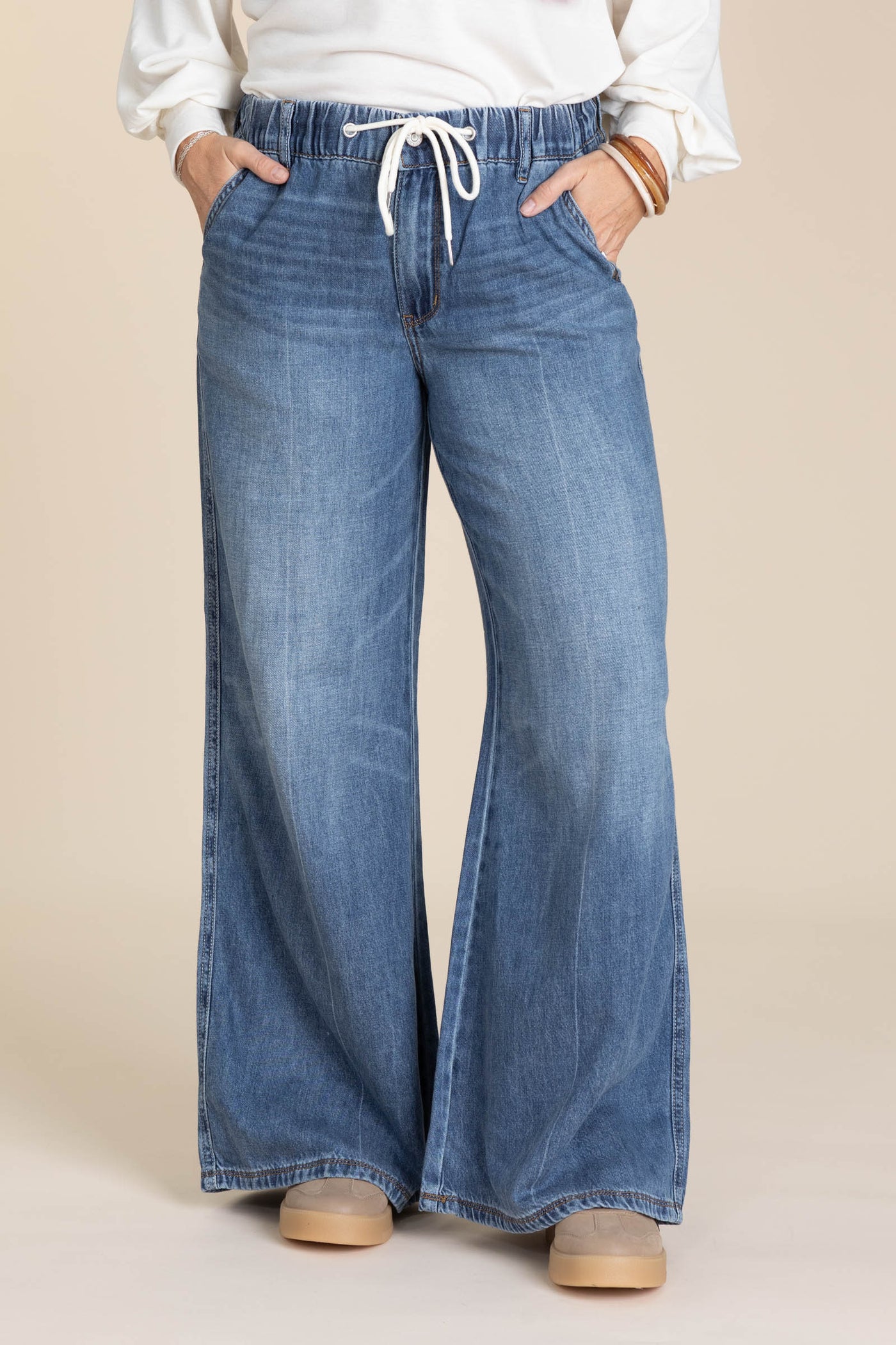 Judy Blue Palazzo Featherweight Elastic Band