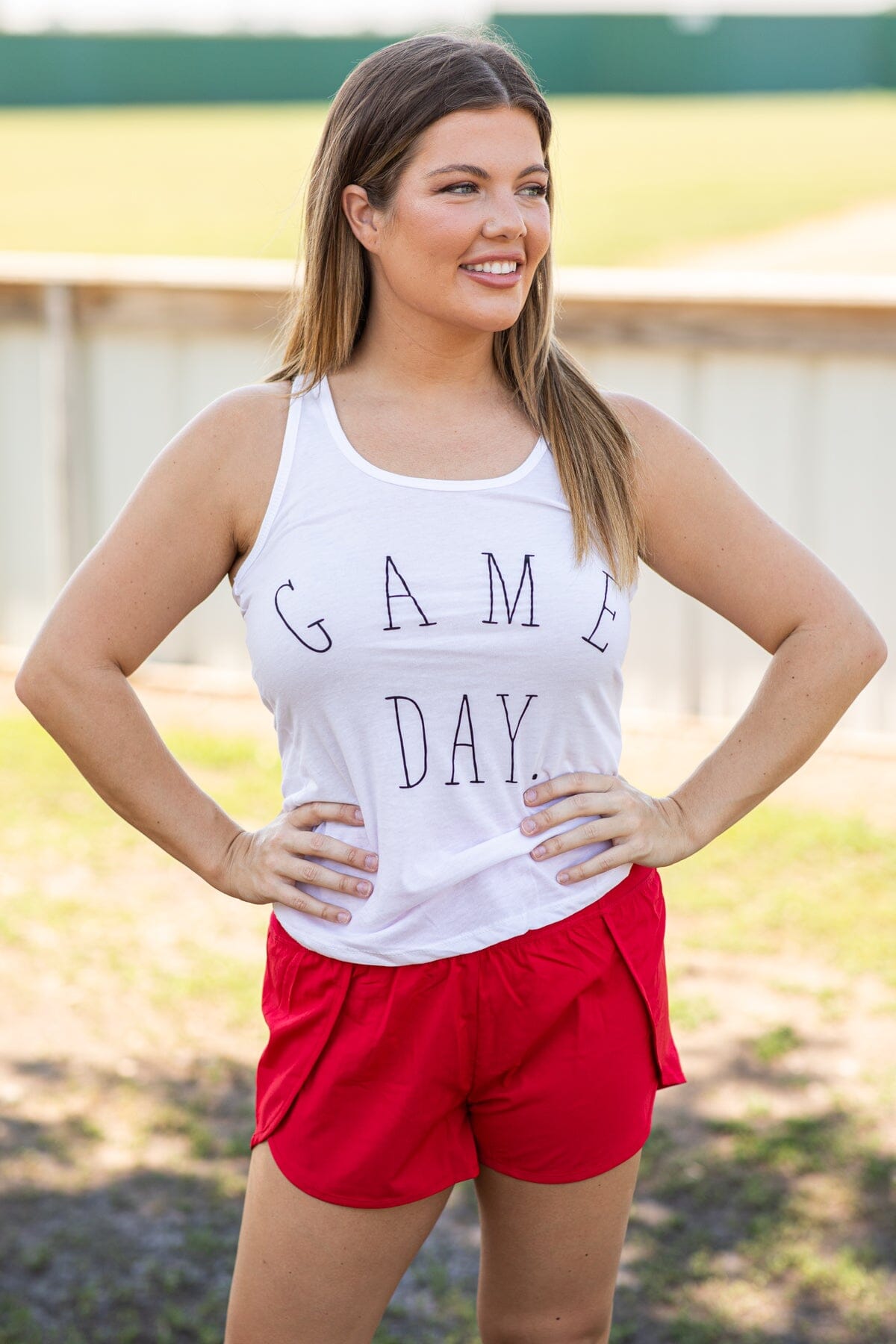 White Game Day Graphic Tee - Filly Flair