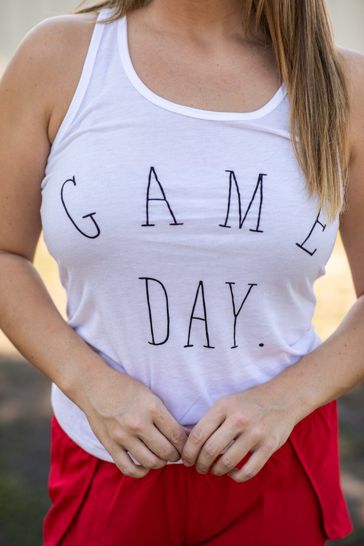 White Game Day Graphic Tee - Filly Flair