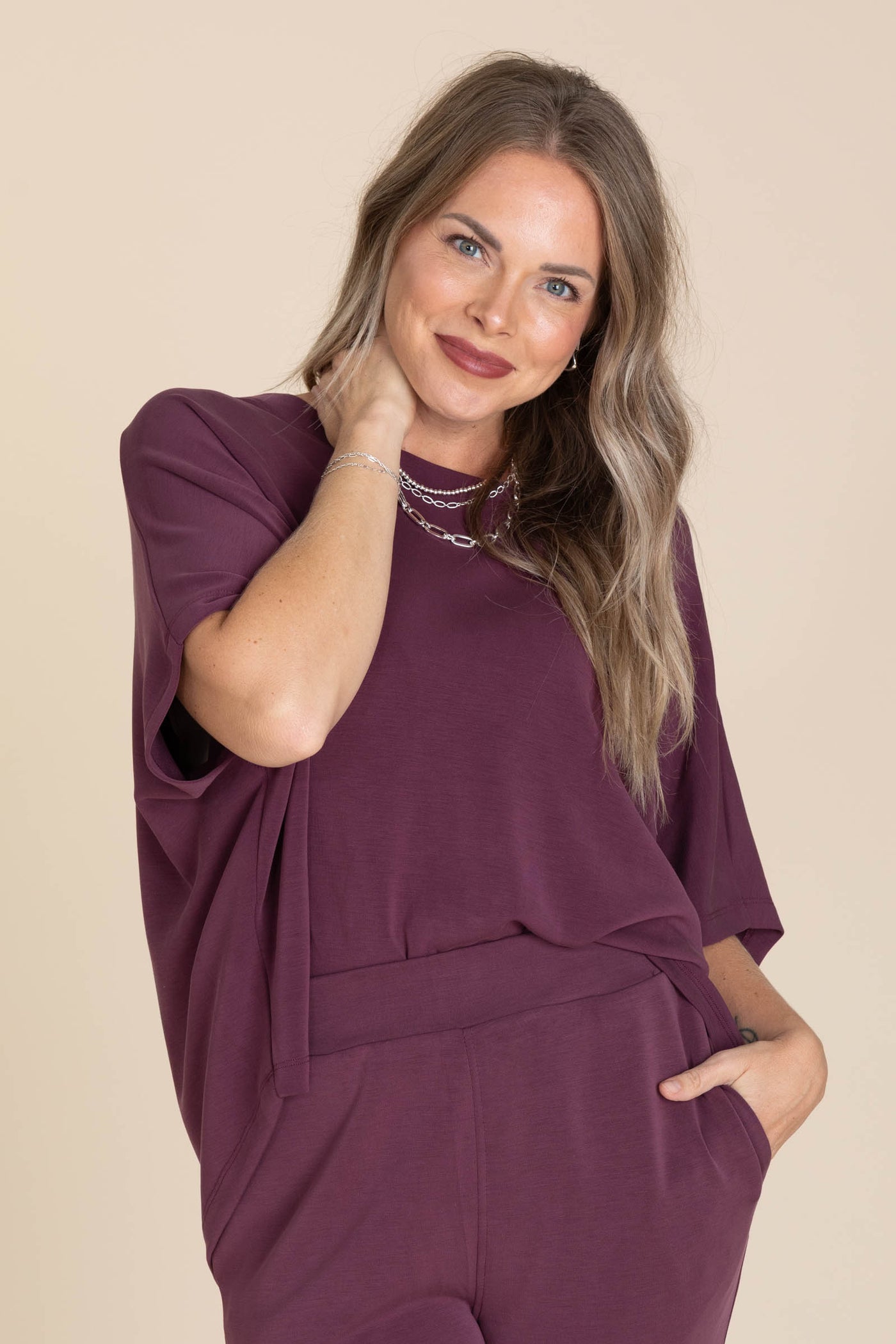 Soft Knit Boatneck Knit Tops