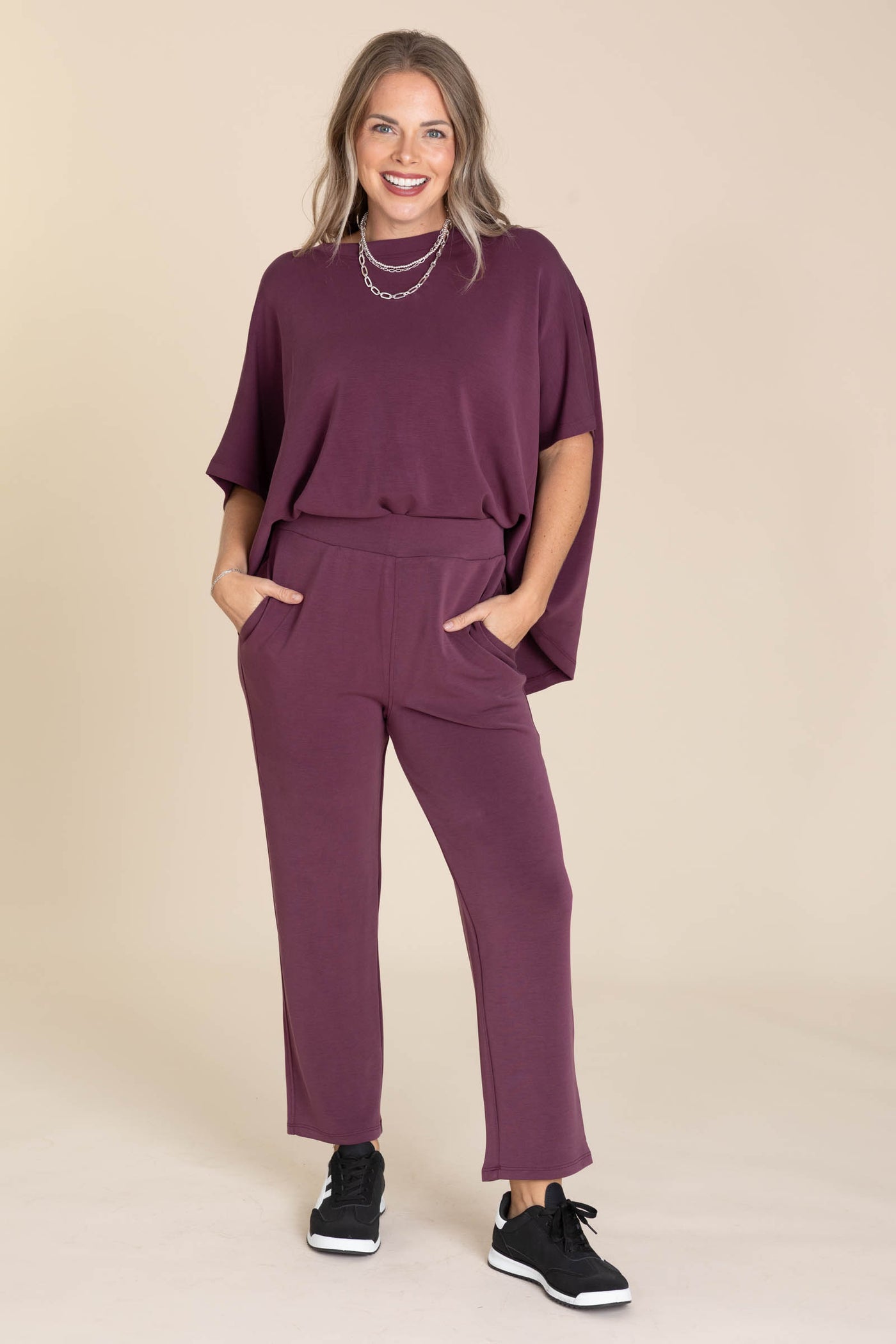 Soft Drape Cropped Pants
