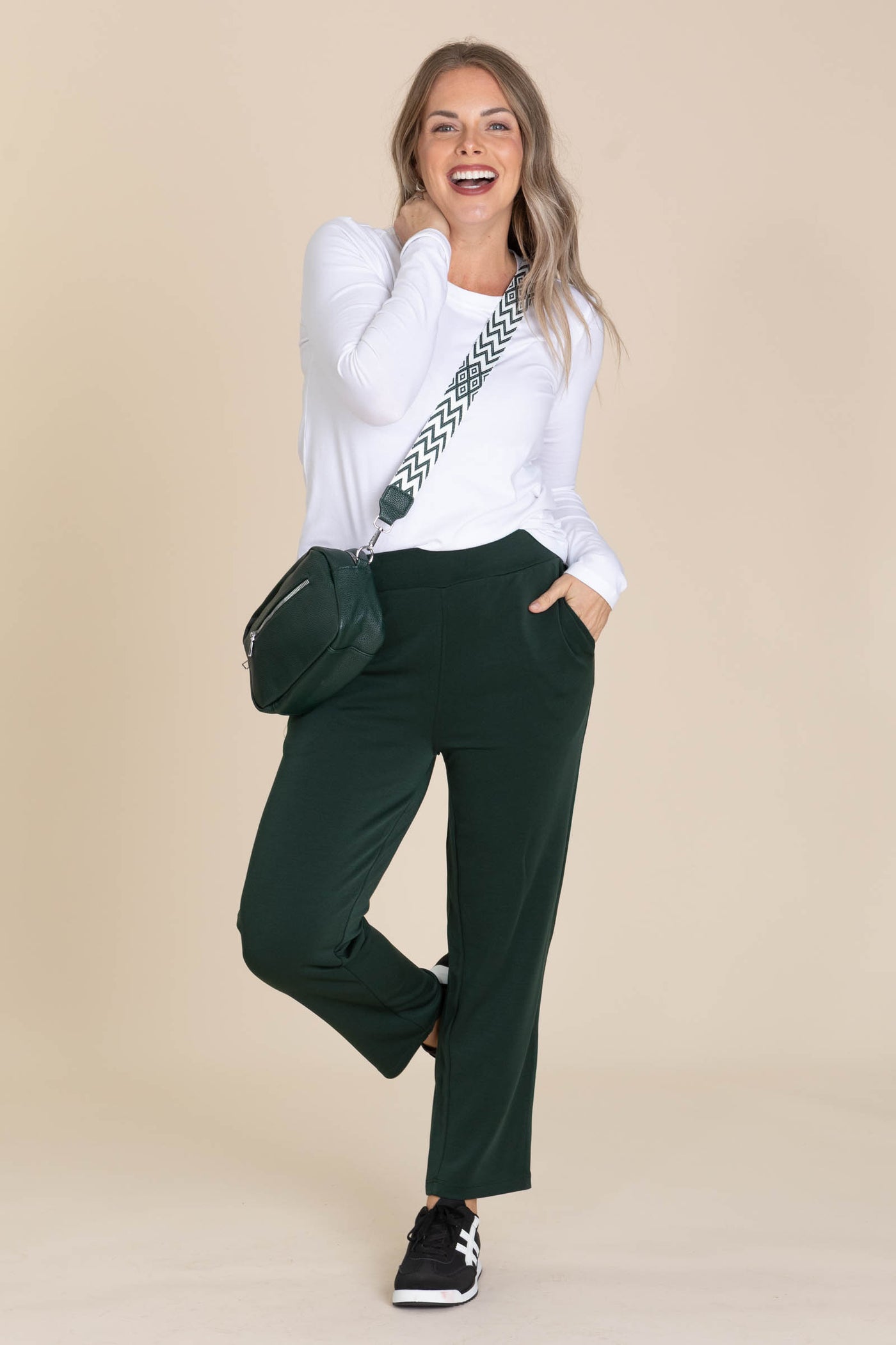 Soft Drape Cropped Pants