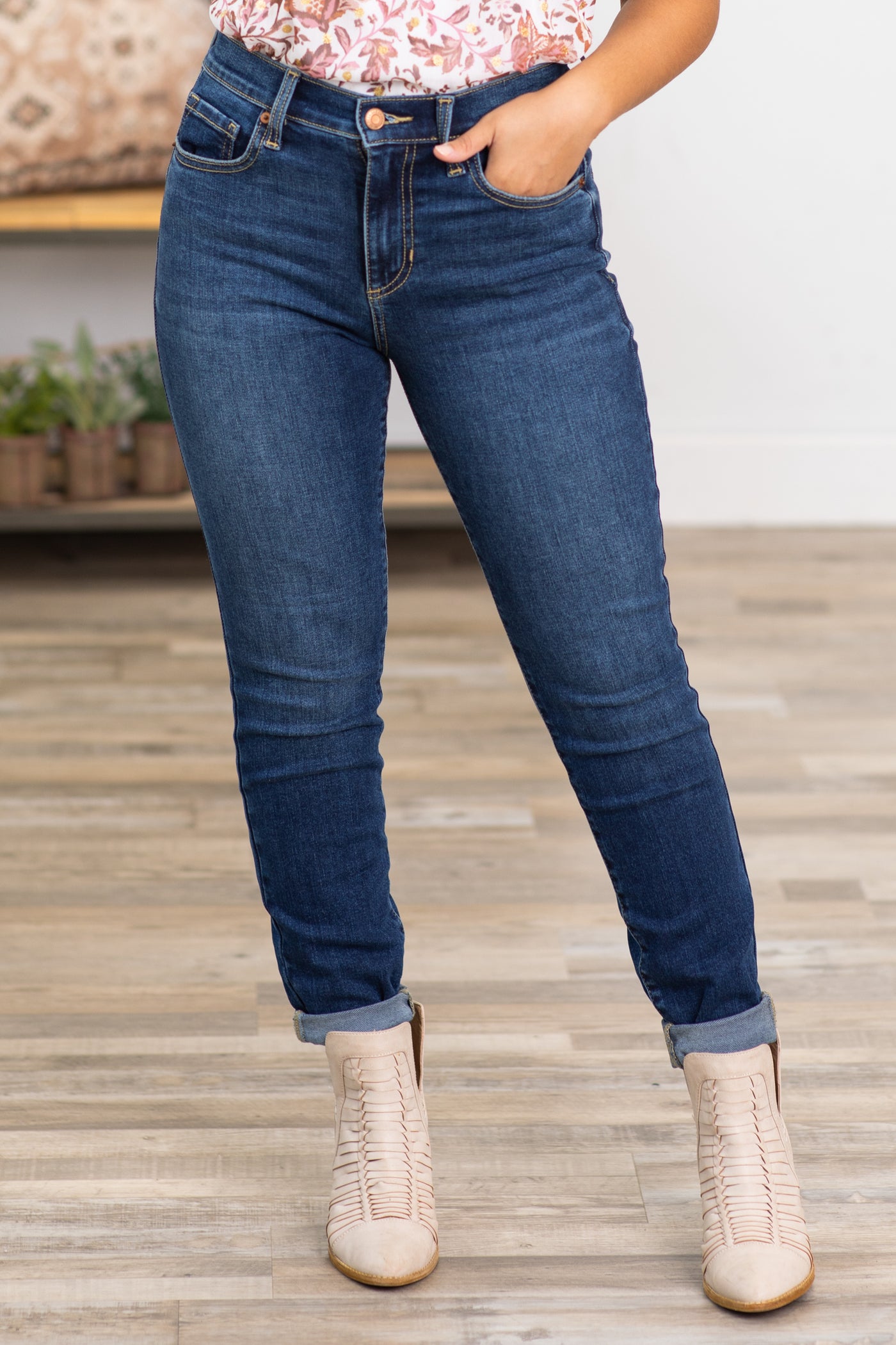 Sneak Peek High Rise Classic Skinny Jeans