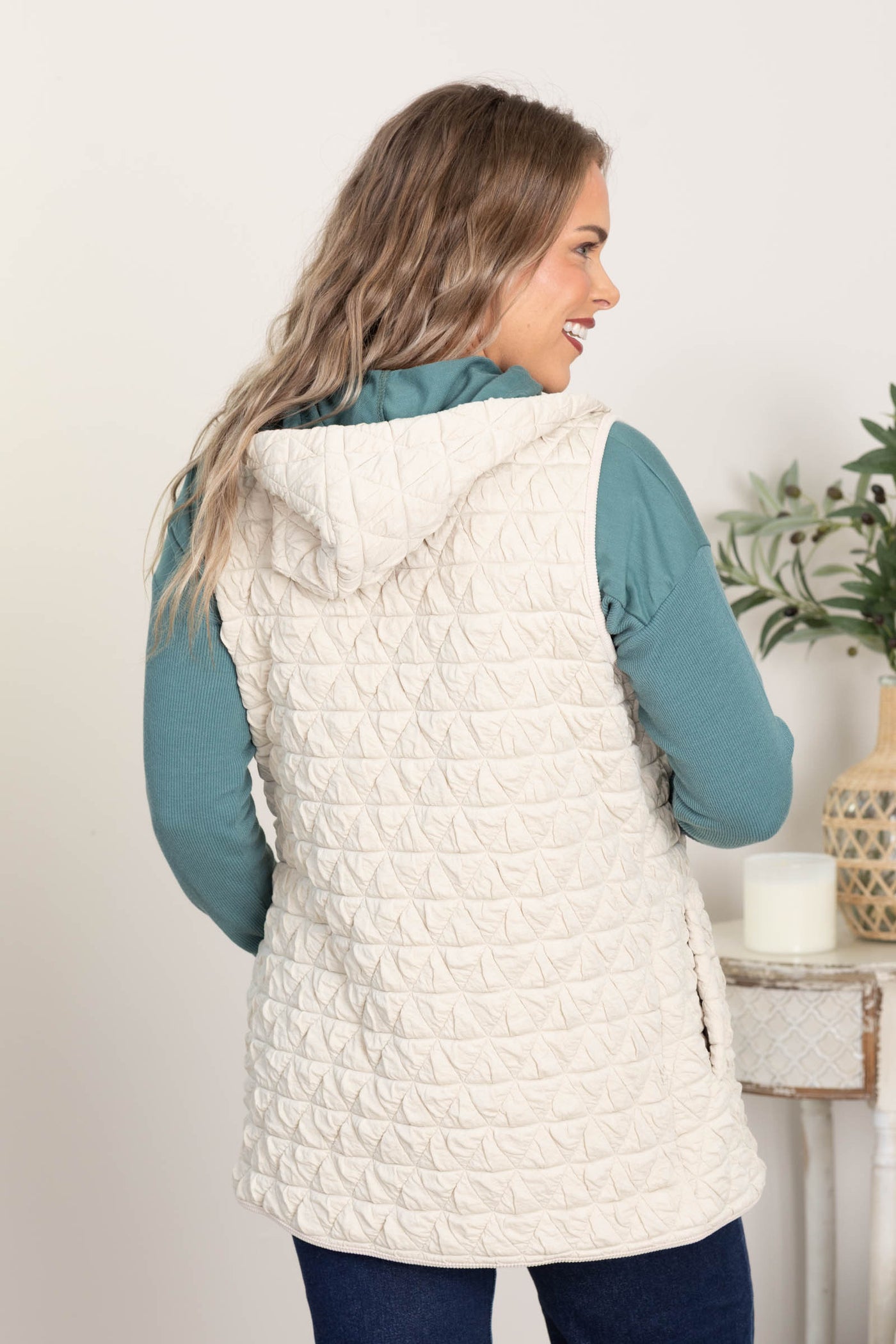 Over The Top Quilted Vest by Filly Flair