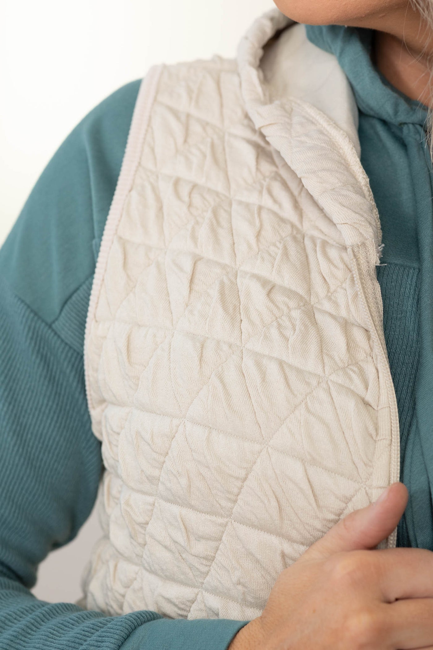 Over The Top Quilted Vest by Filly Flair