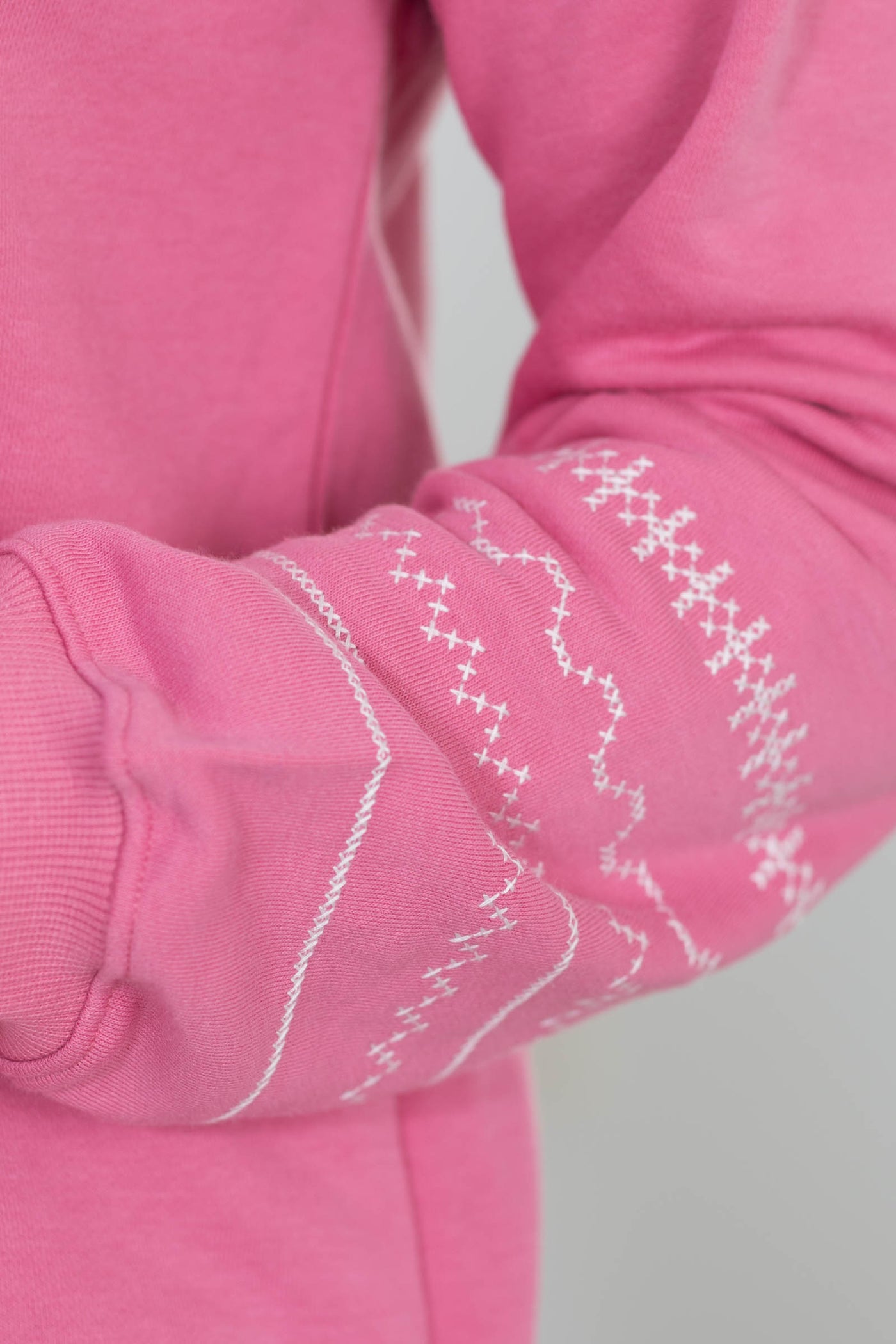 Staccato Embroidery Detailed Sweatshirt