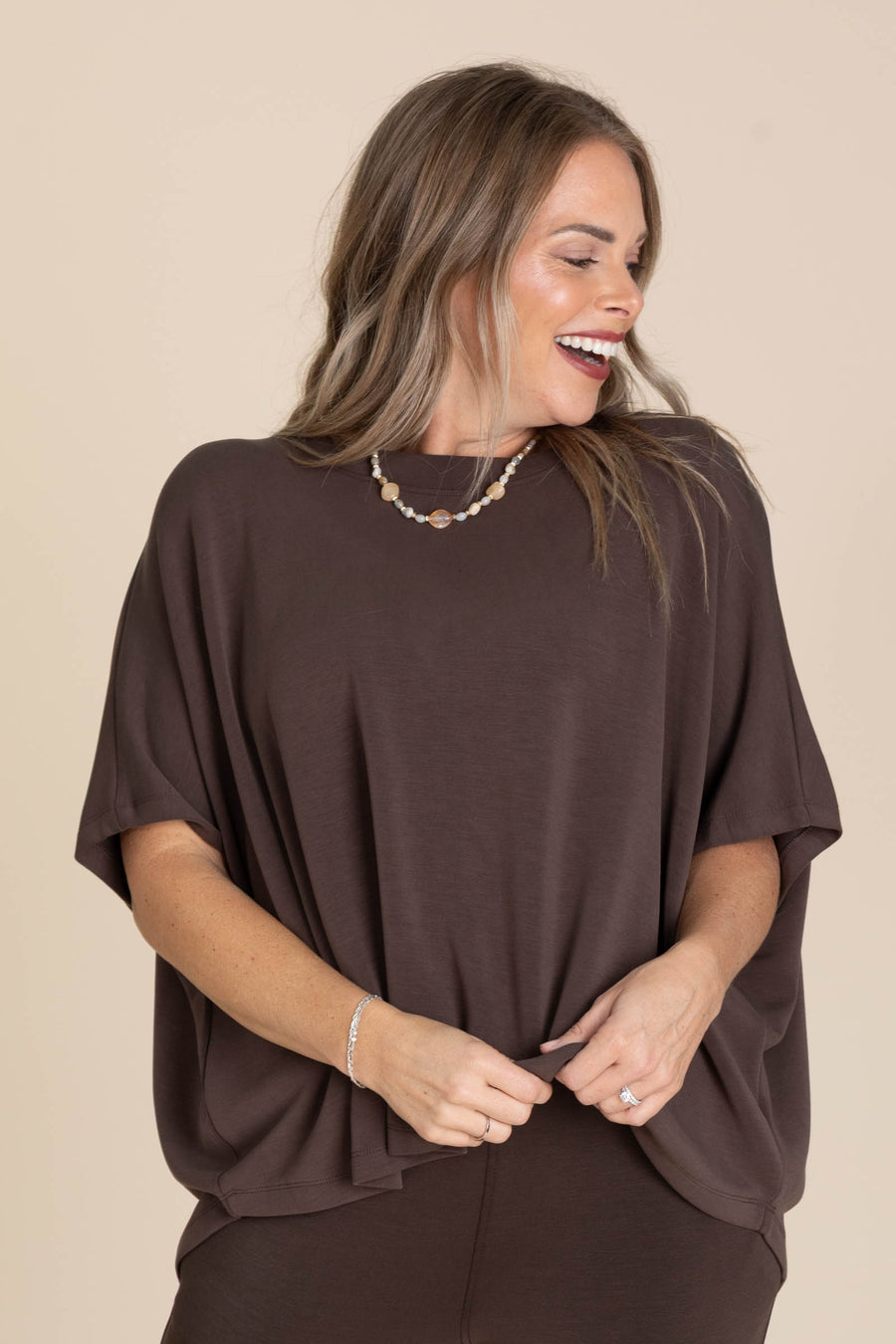 Soft Knit Boatneck Knit Tops