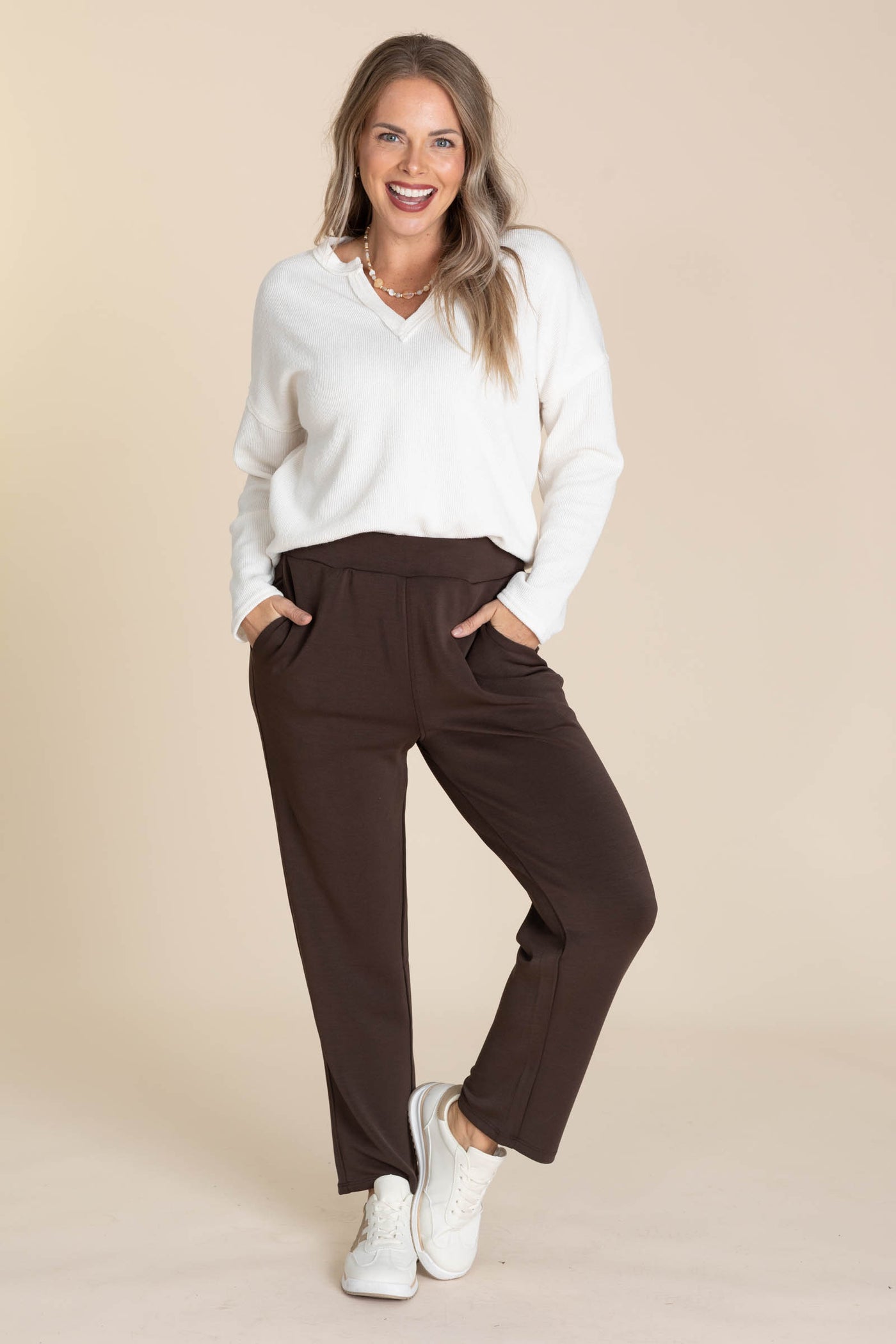 Soft Drape Cropped Pants