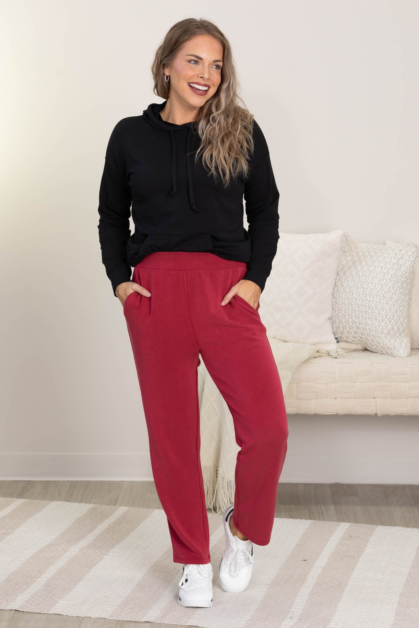 Soft Drape Cropped Pants