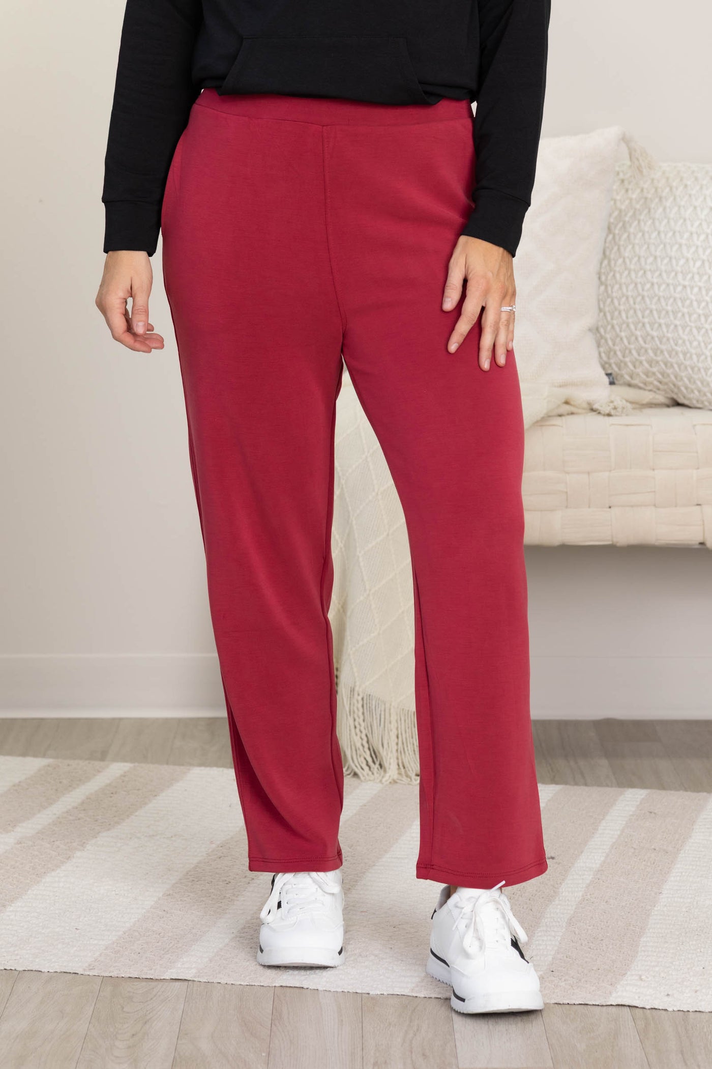 Soft Drape Cropped Pants