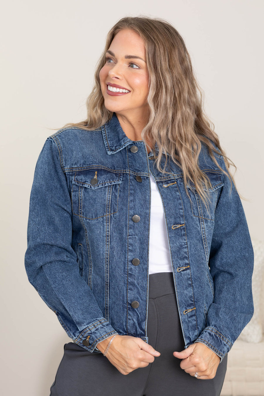Cotton Casual Denim Boyfriend Jackets