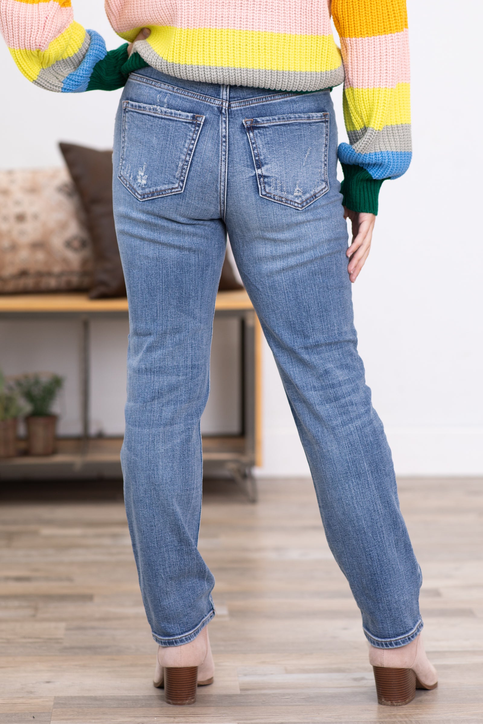 Sneak Peek Comfort Stretch Slim Straight Jeans