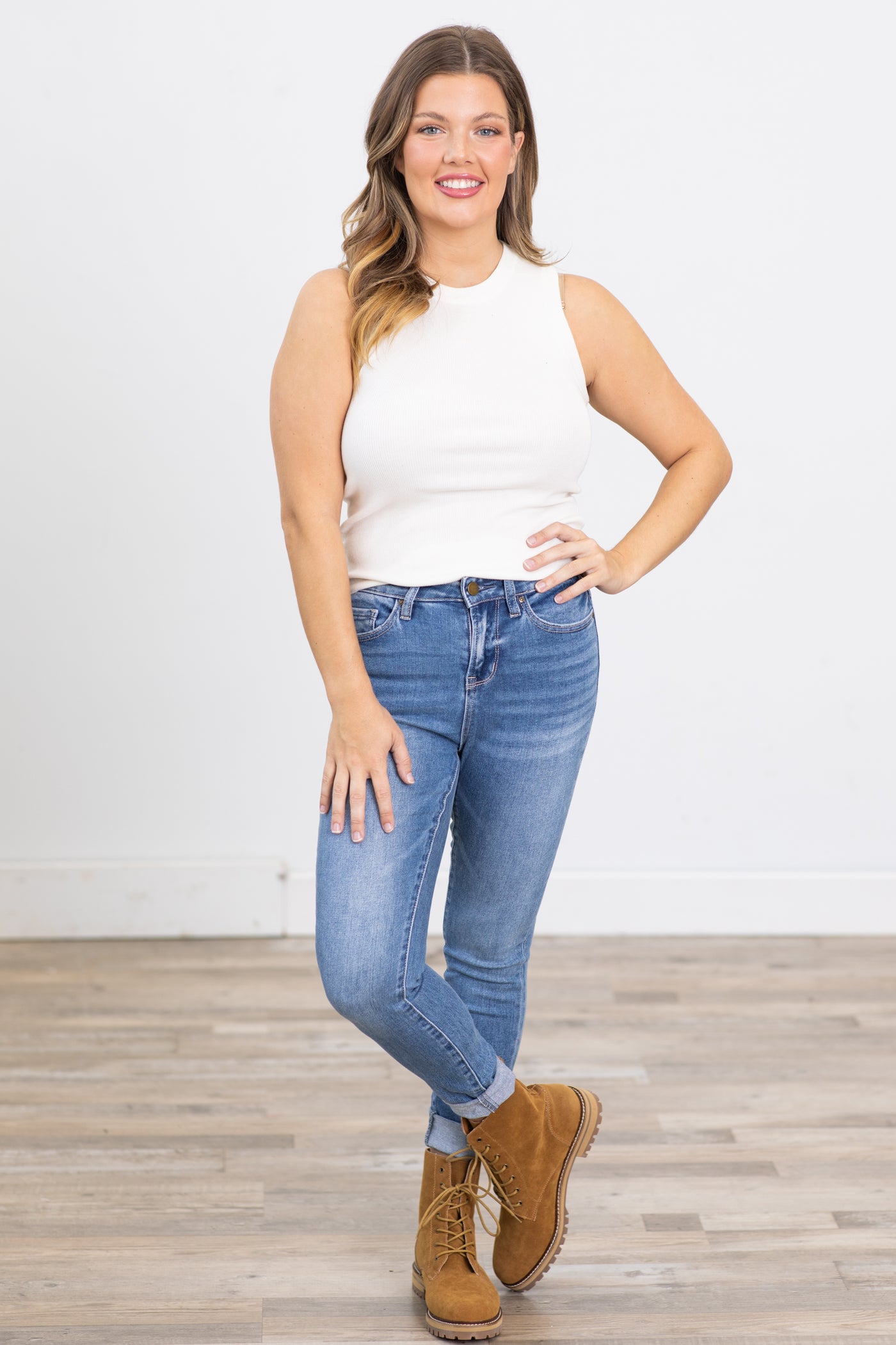 Mica High Rise Ankle Skinny Jeans