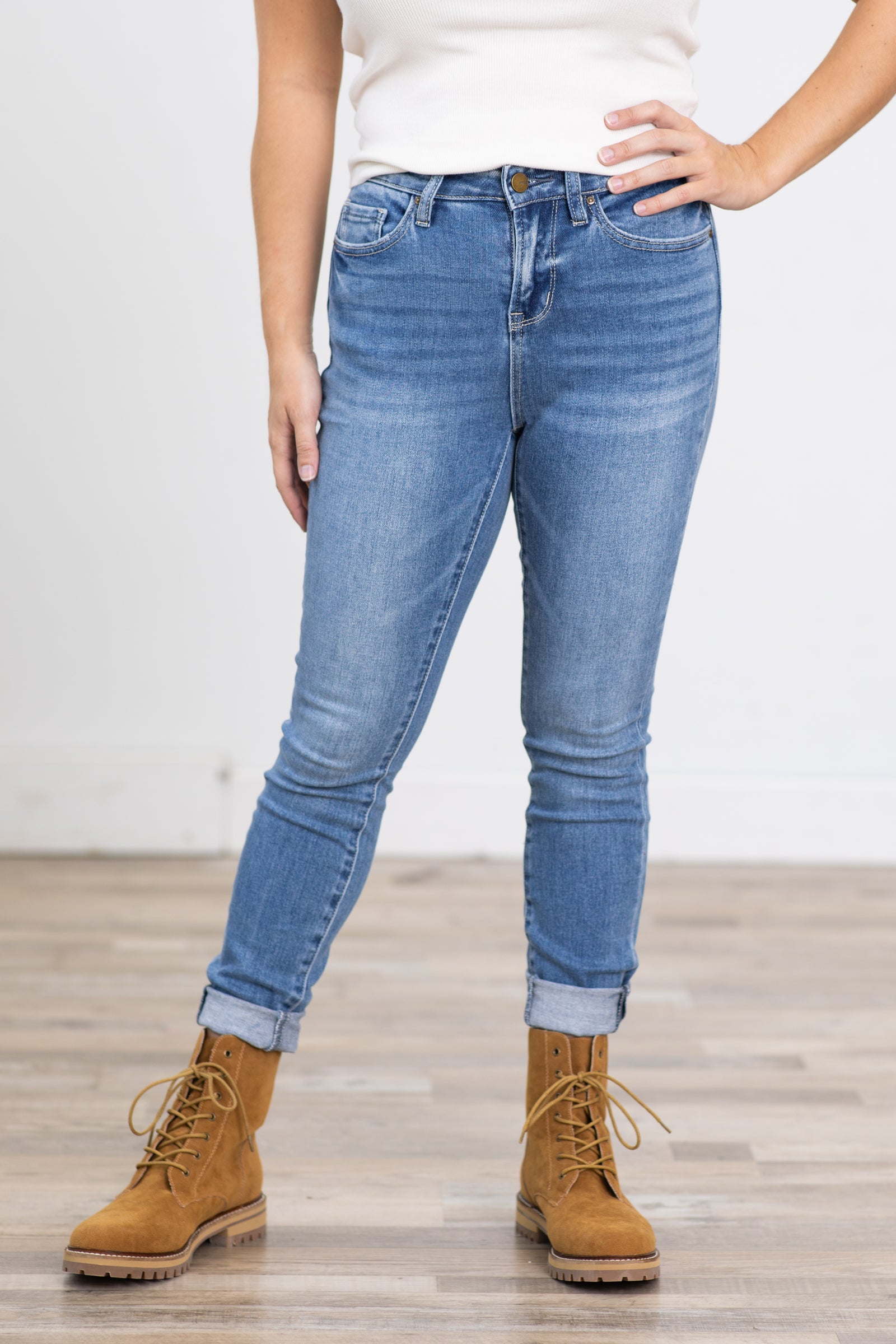 Mica High Rise Ankle Skinny Jeans