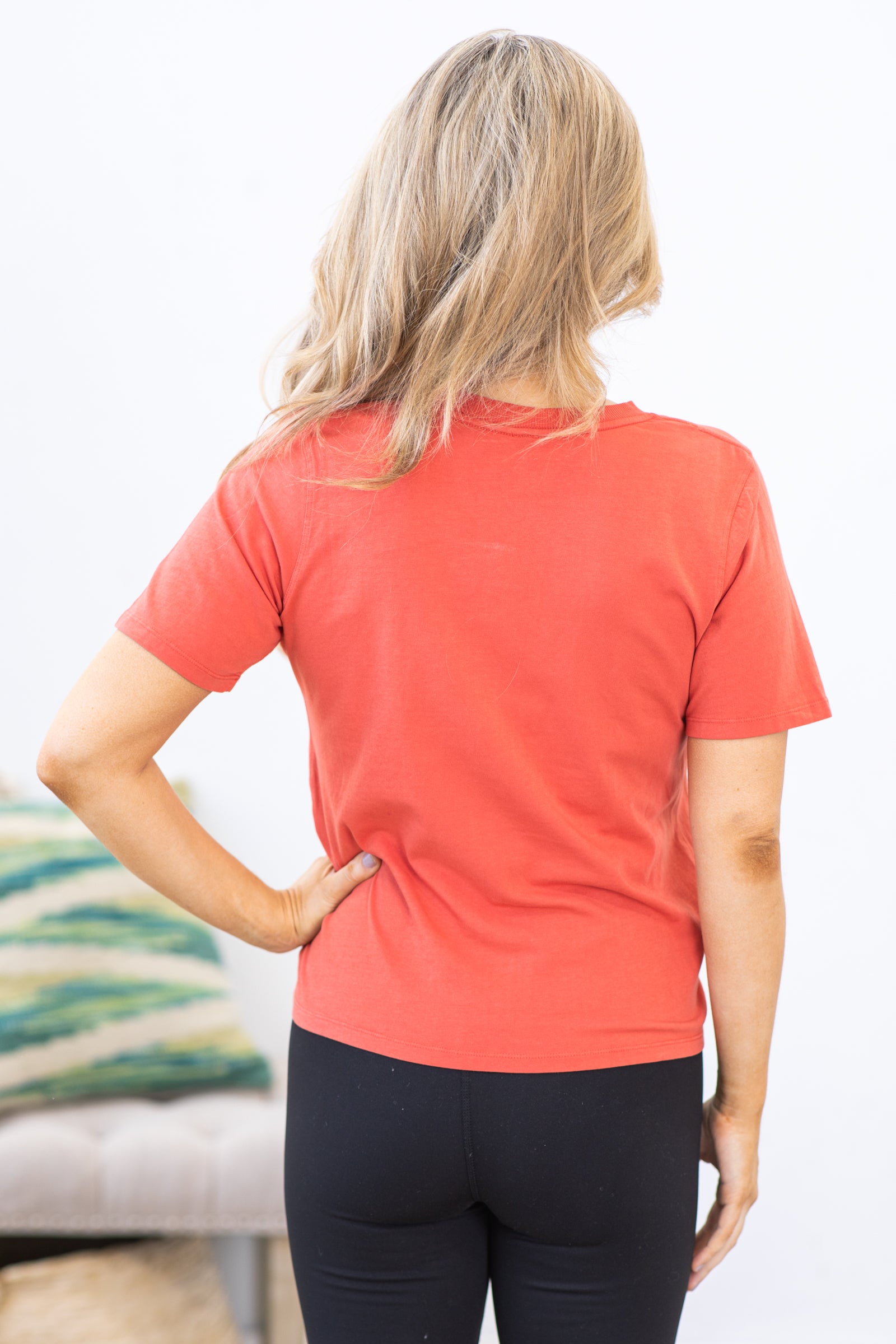 Coral Classic Boxy Fit Top