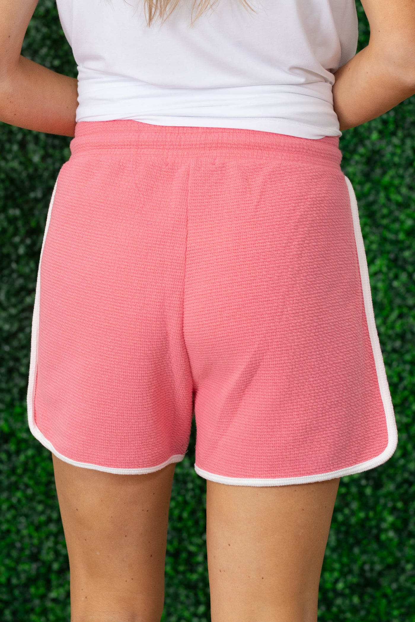 Pink Cloud Knit Shorts