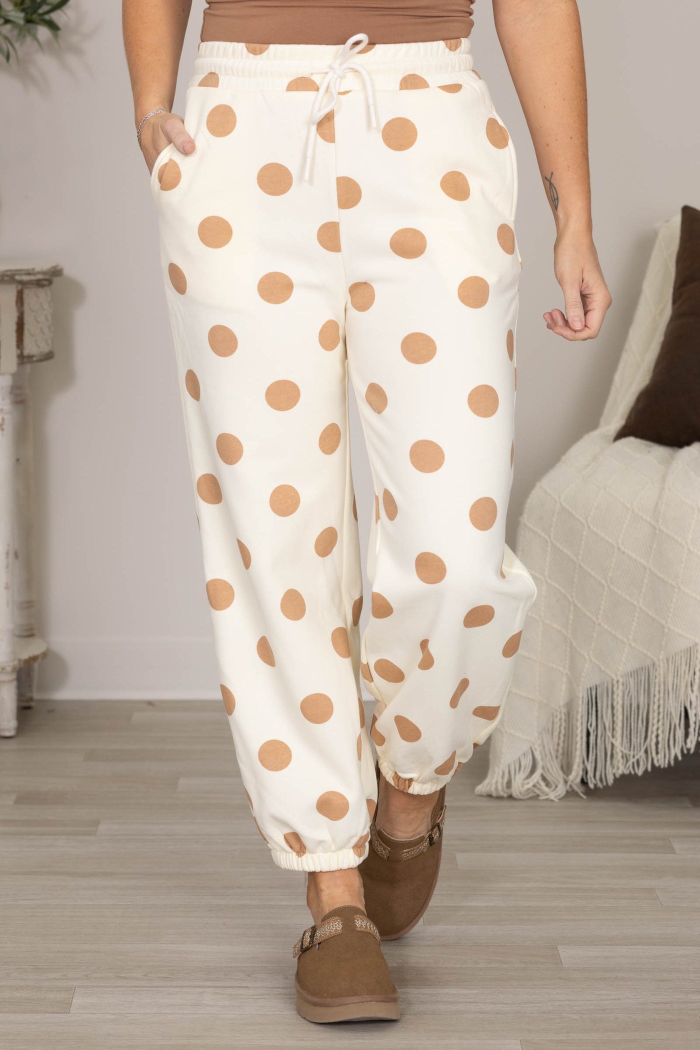 Polka Dot Sweatpants