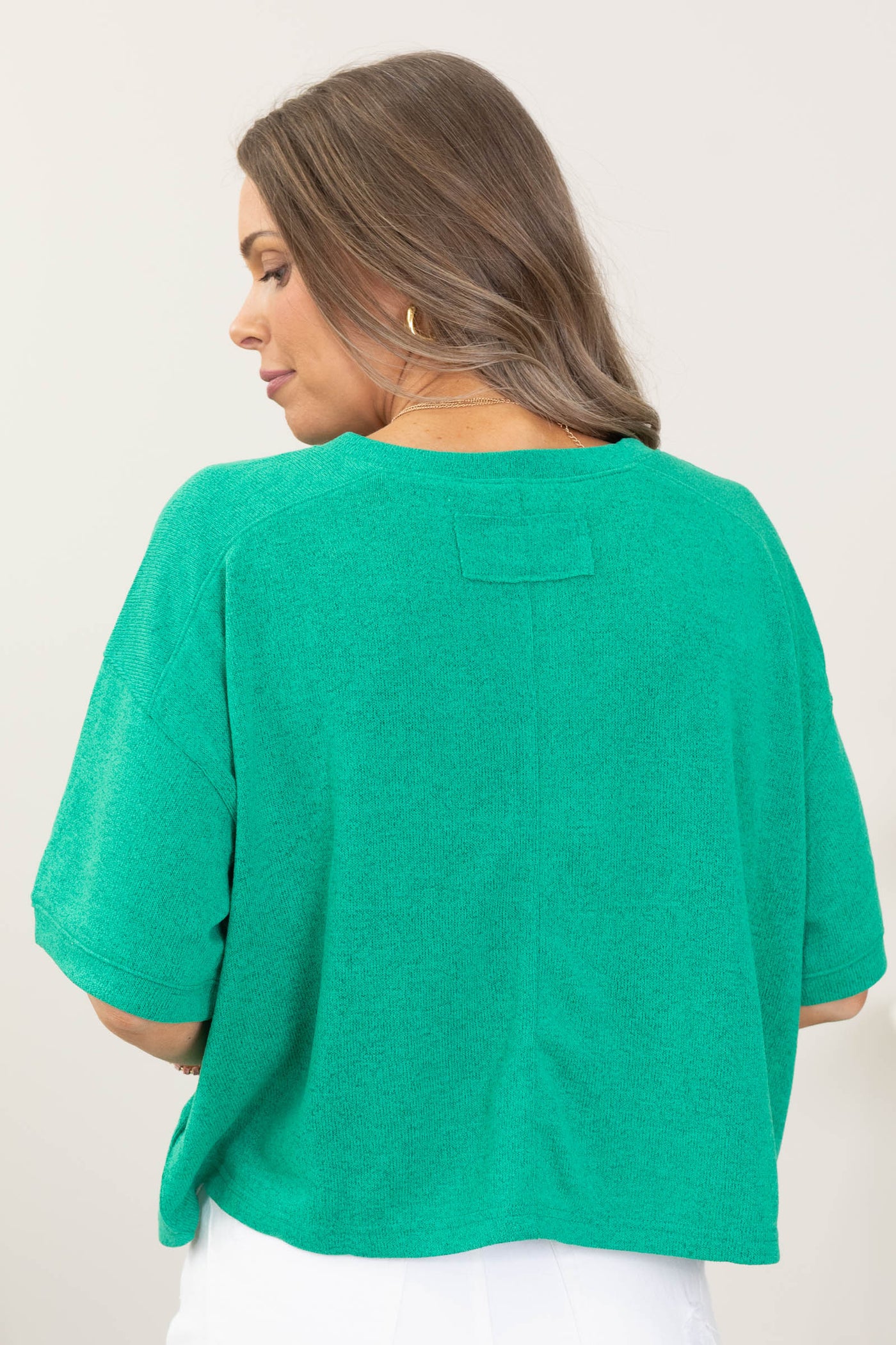 Short Sleeve Button Down Cardigan