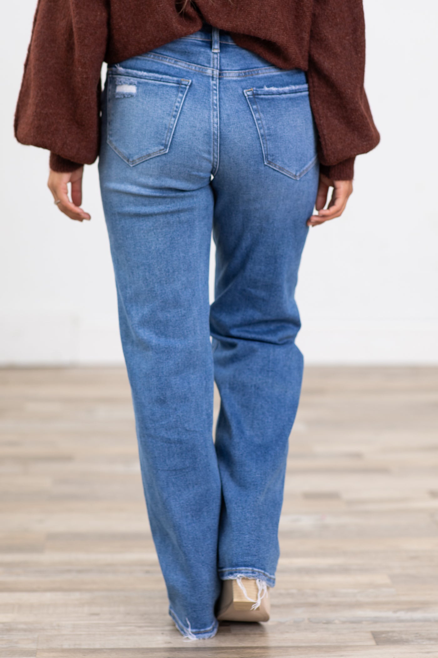 Mica High Rise Relaxed Straight Leg Jeans