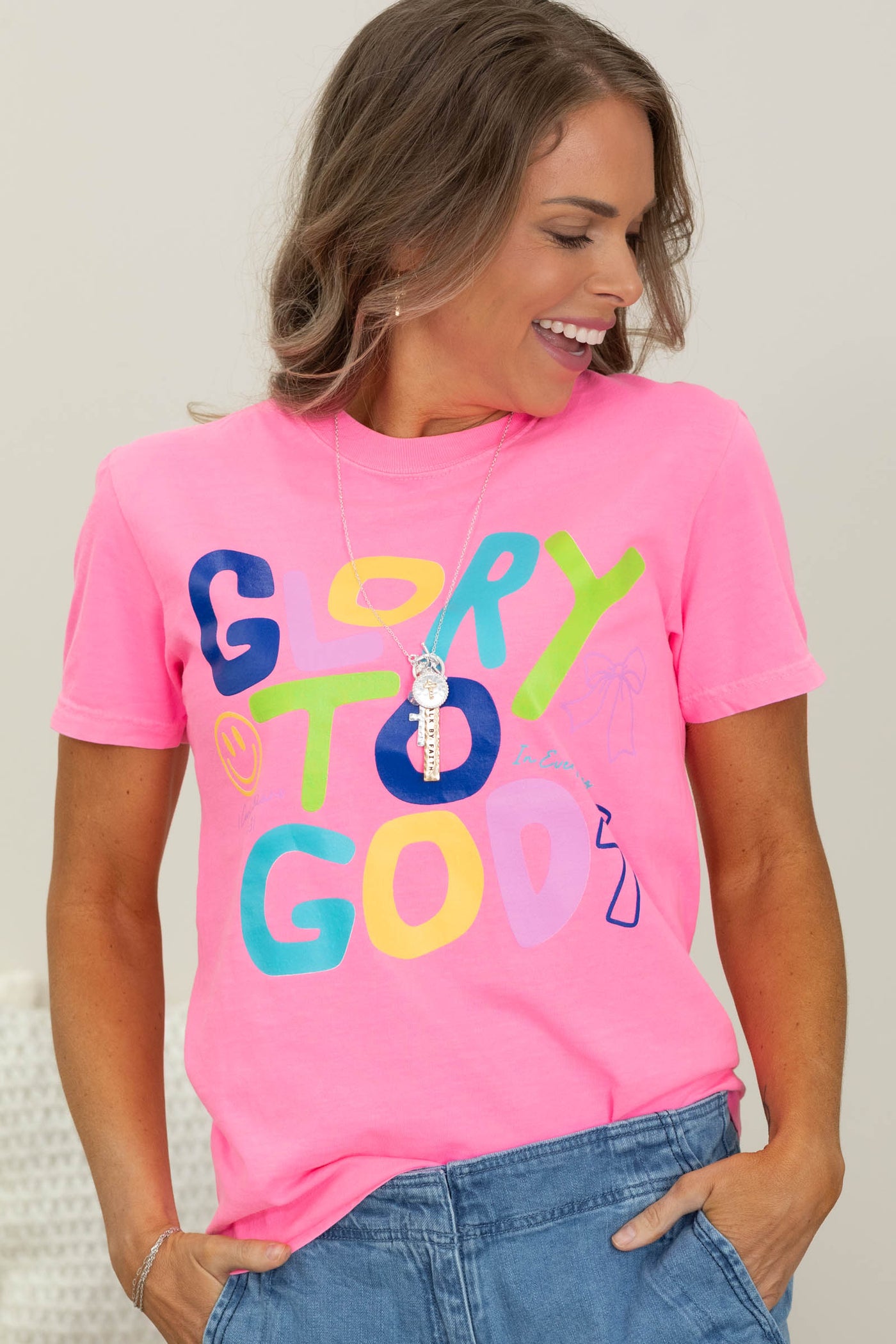 Glory To God Tee- 100% Cotton