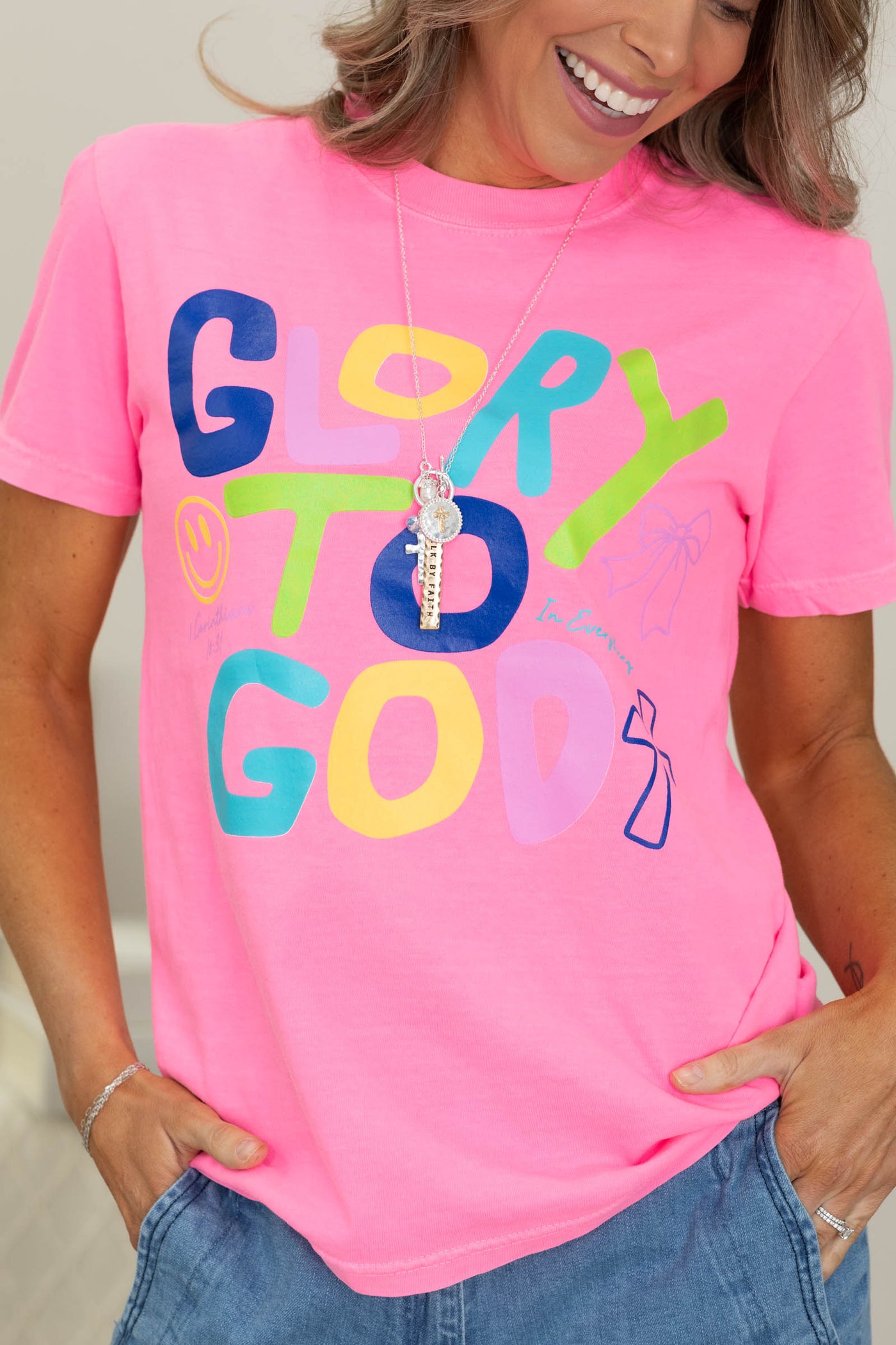 Glory To God Tee- 100% Cotton