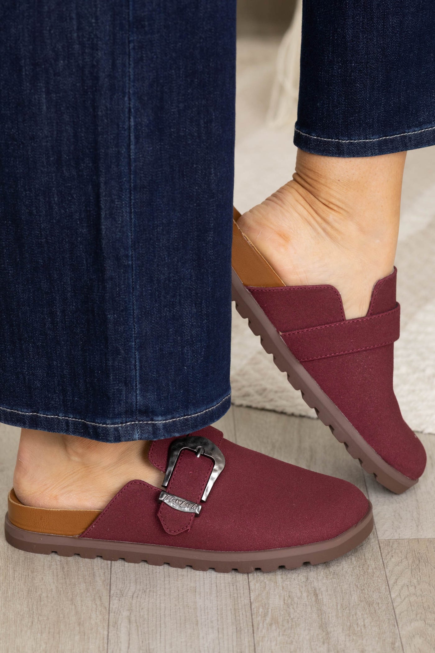 Blowfish Buckle Slip On Clogs