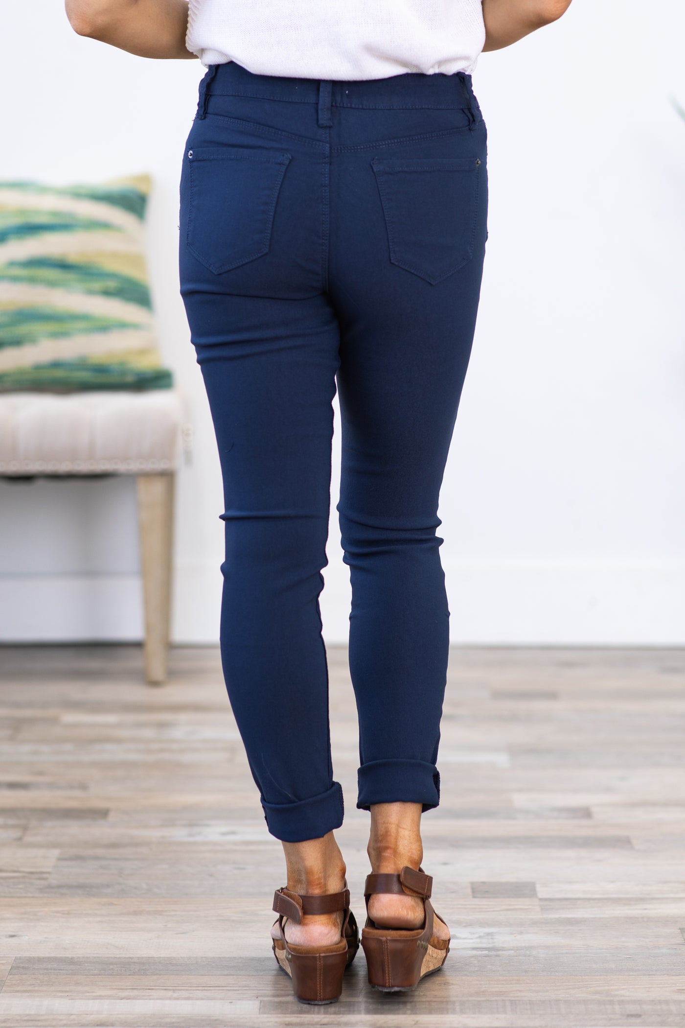 YMI Navy Hyperstretch Pants
