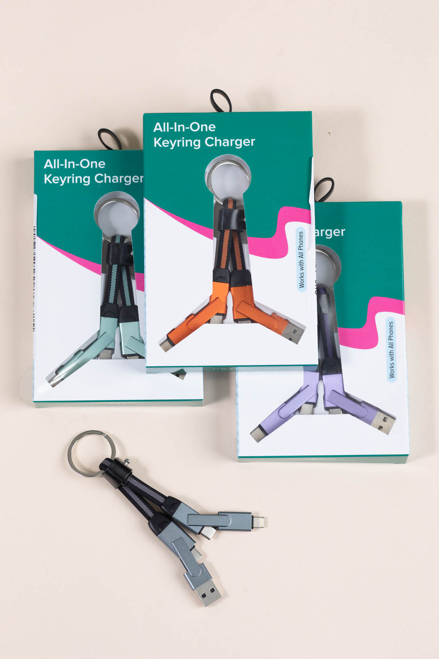 PRE-ORDER Key Ring Charging Cord shipping apx 1/9/26