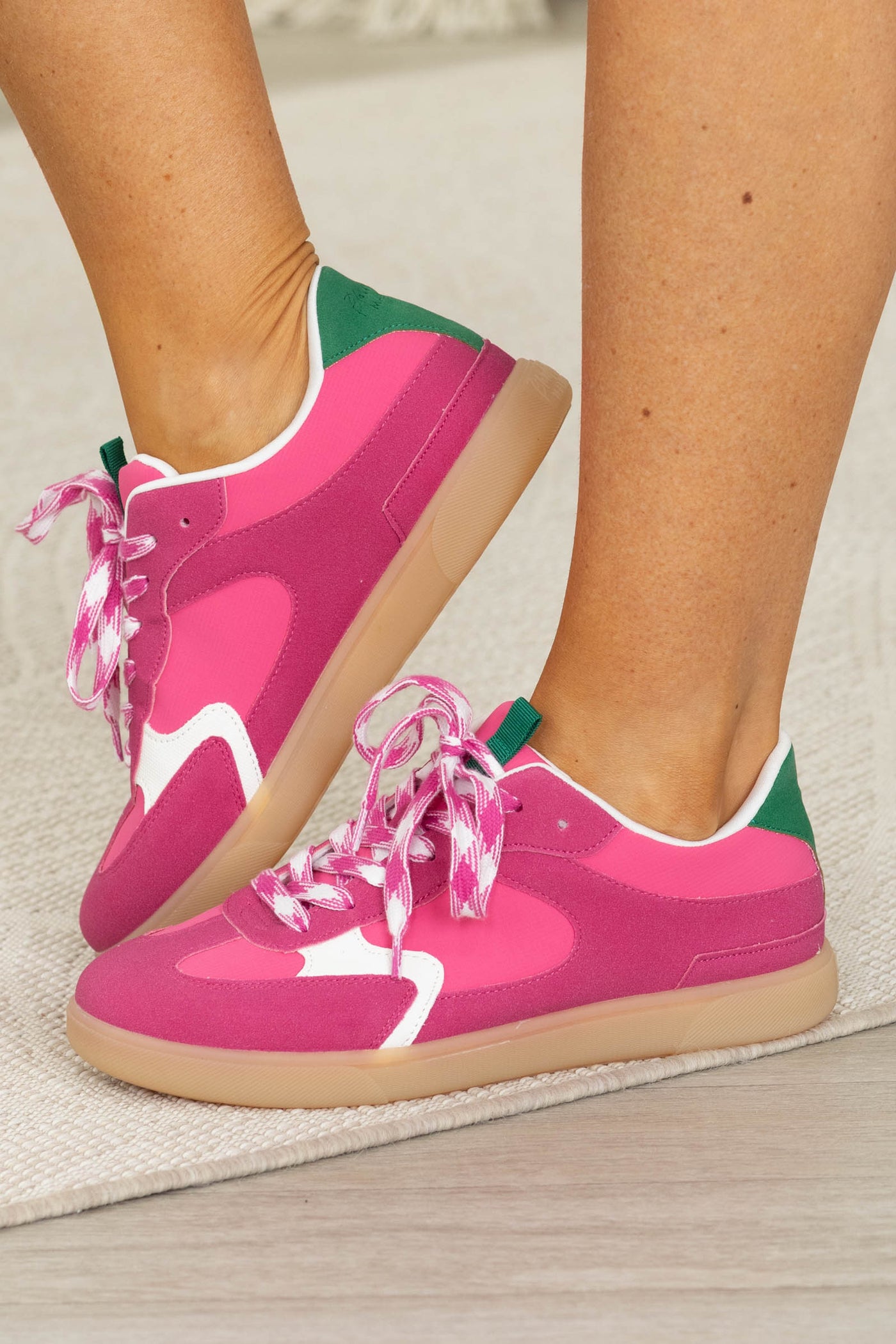 Blowfish Pink With White Sneakers