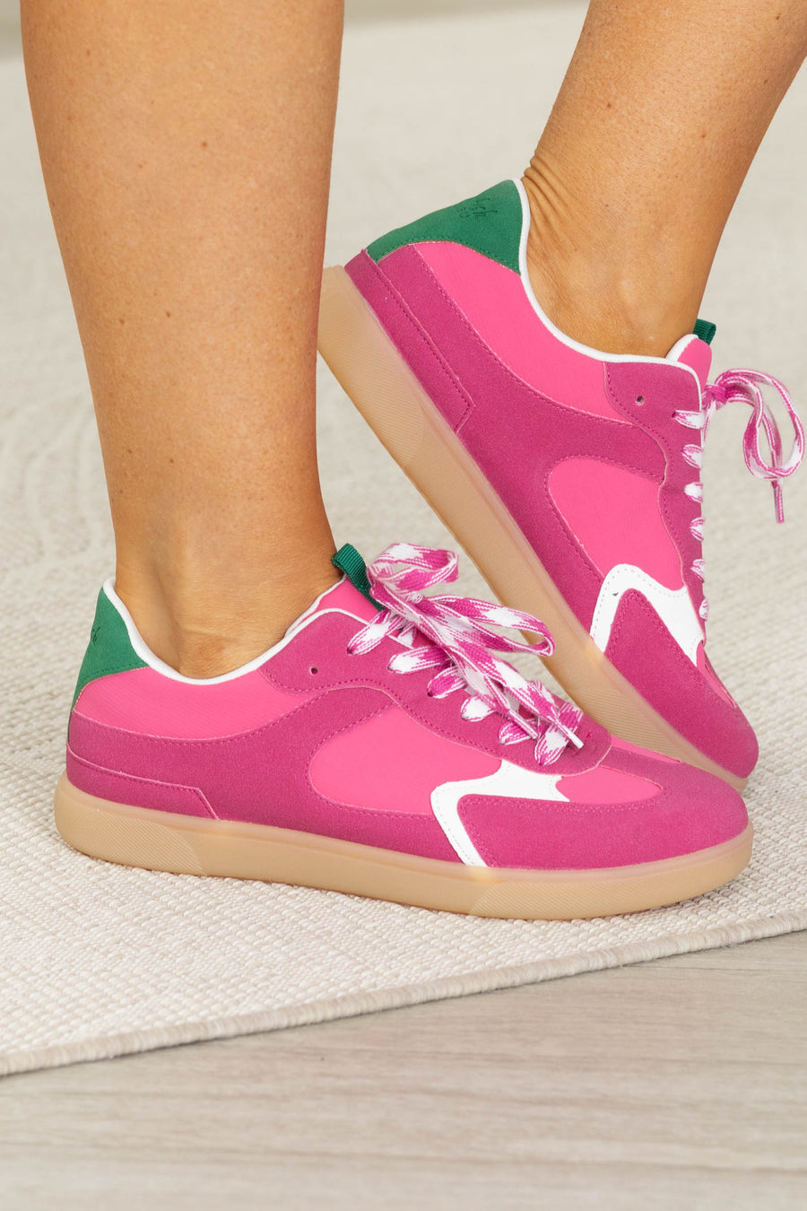 Blowfish Pink With White Sneakers