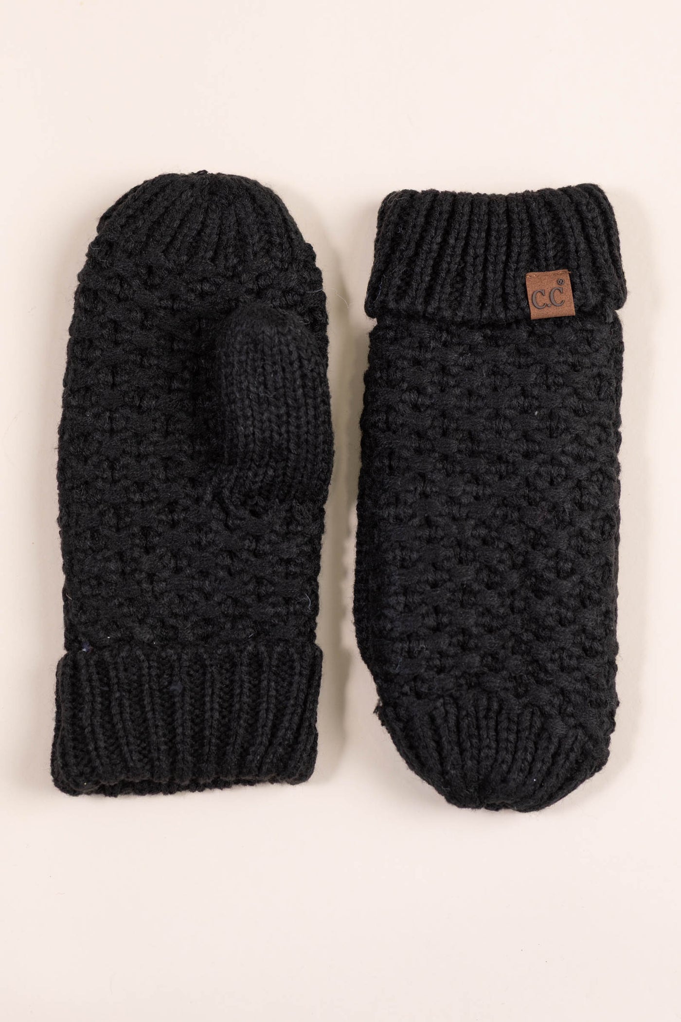 Cross Stitch Knit Mittens
