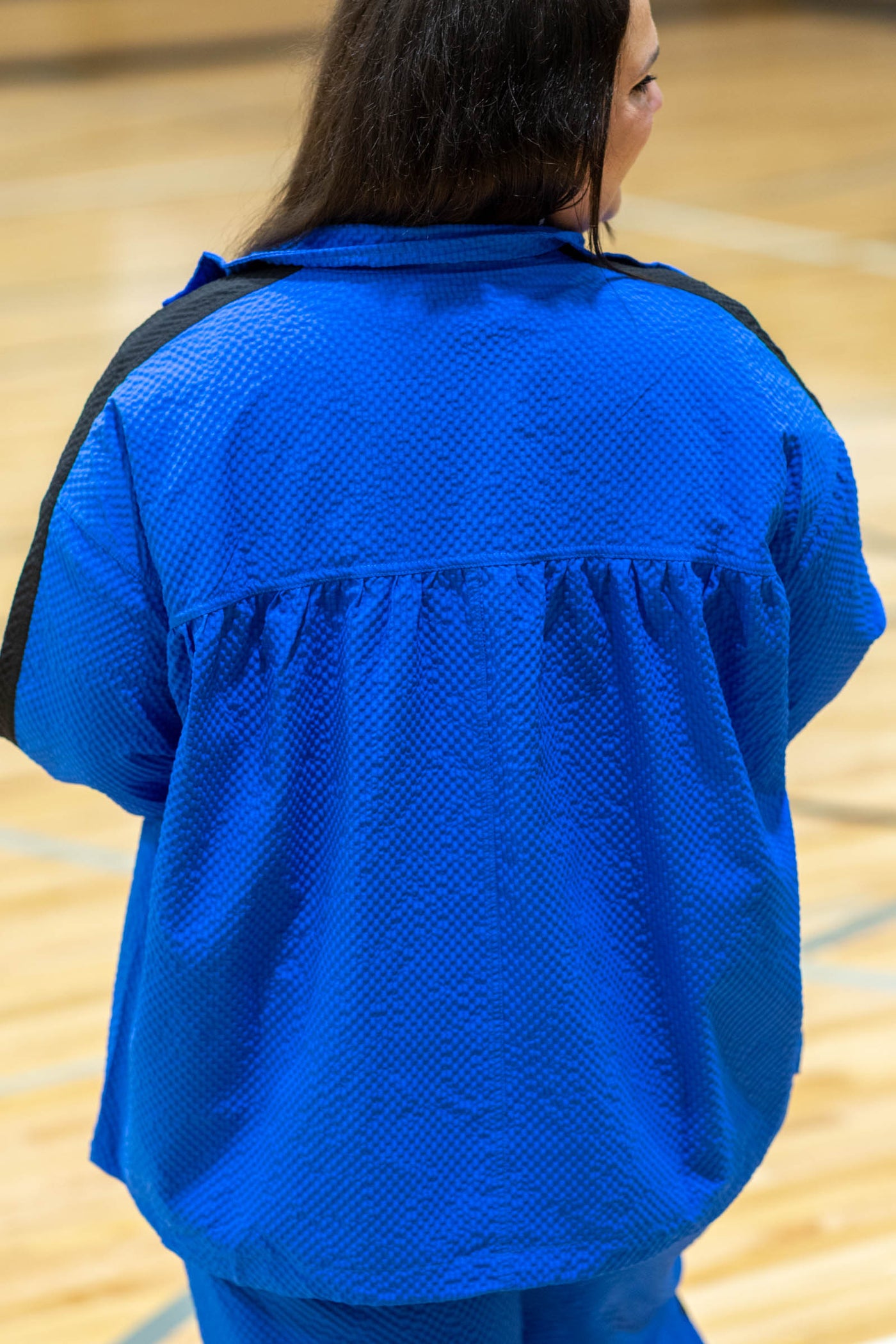 Home Team Windbreaker Jacket With Contrast Stripe by Filly Flair