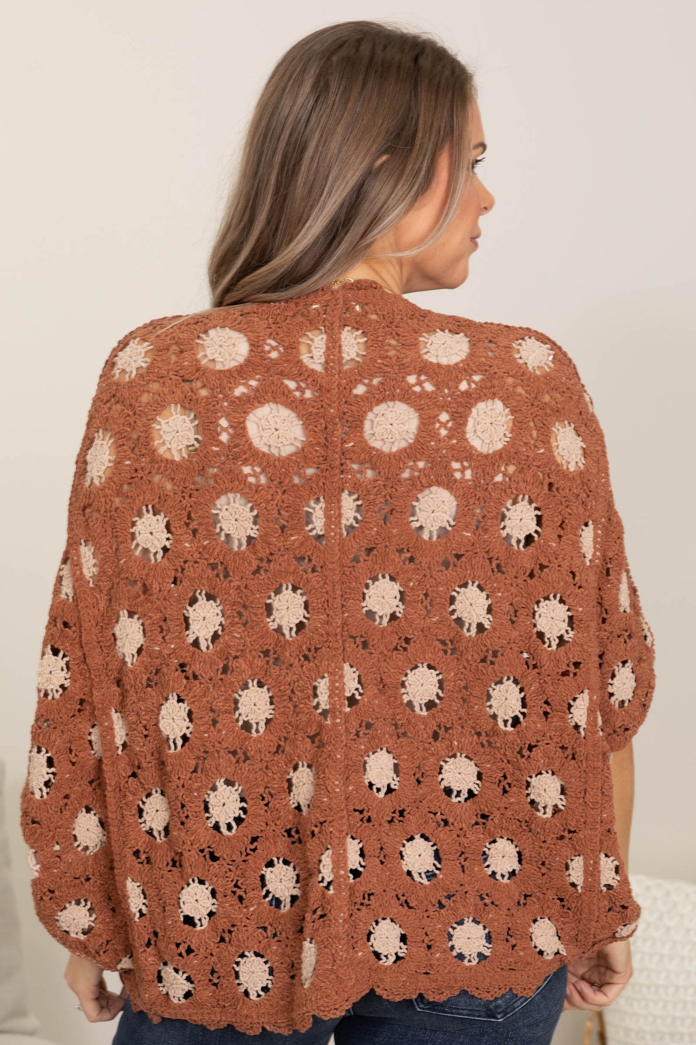 Crochet Oversized Sleeve Cardigans