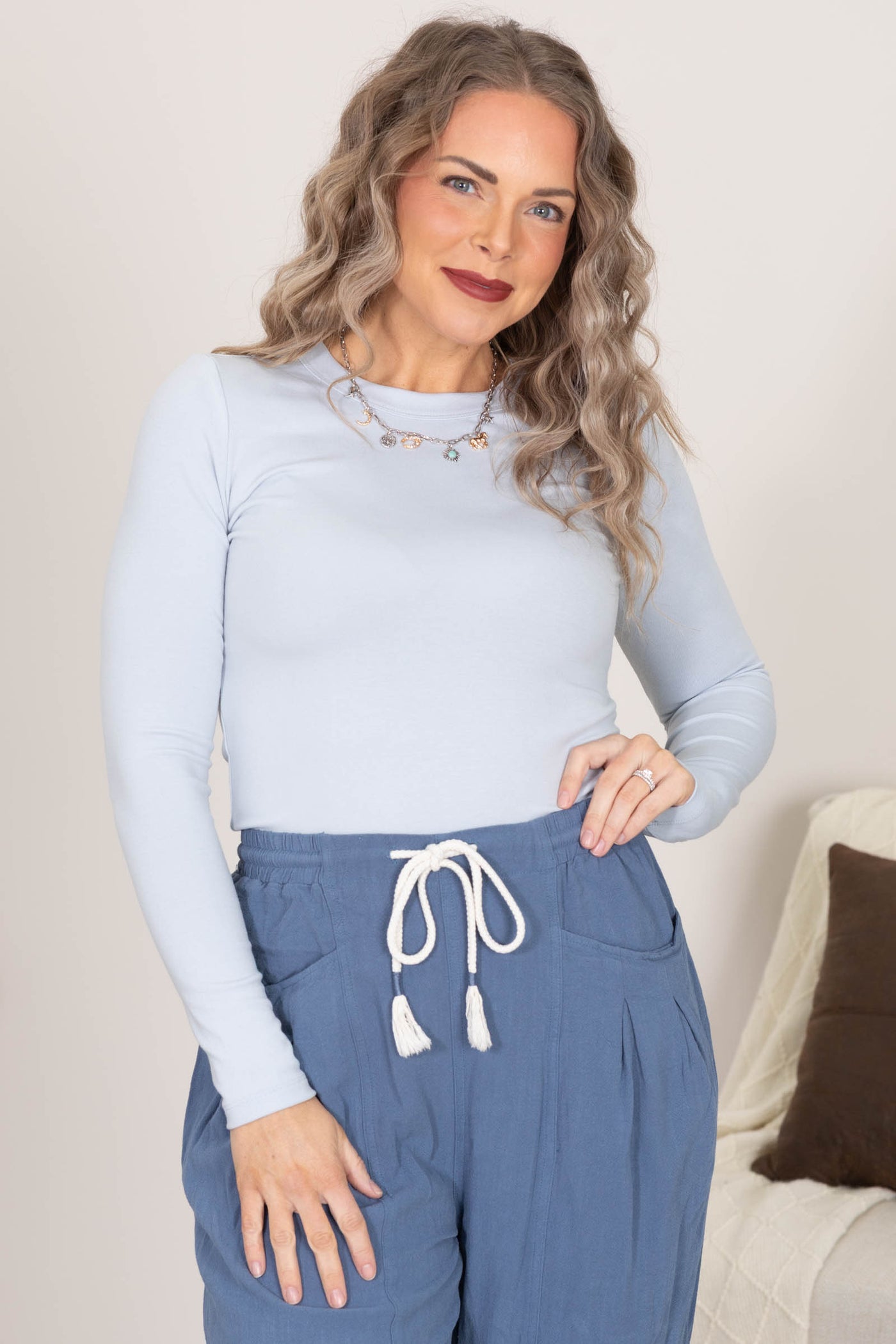 Ultra Soft Long Sleeve Crew Neck Top