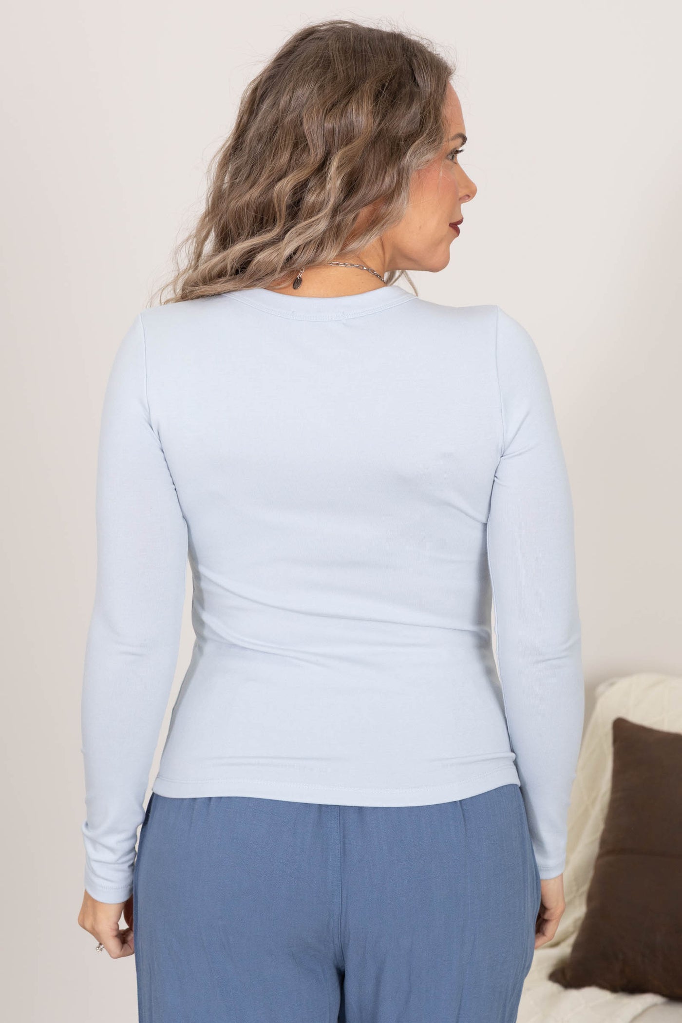 Ultra Soft Long Sleeve Crew Neck Top