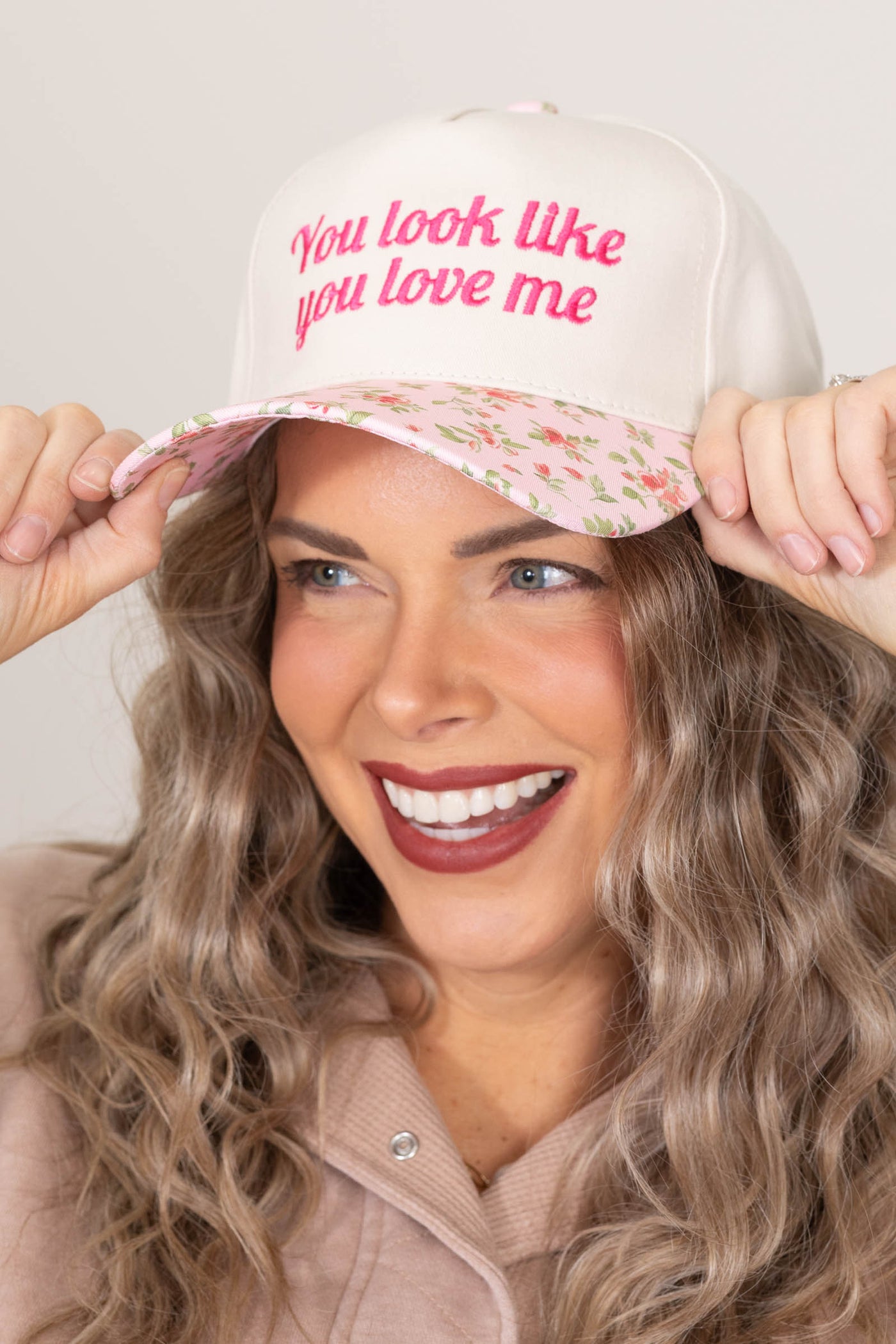 You Look Like You Love Me Printed Hats