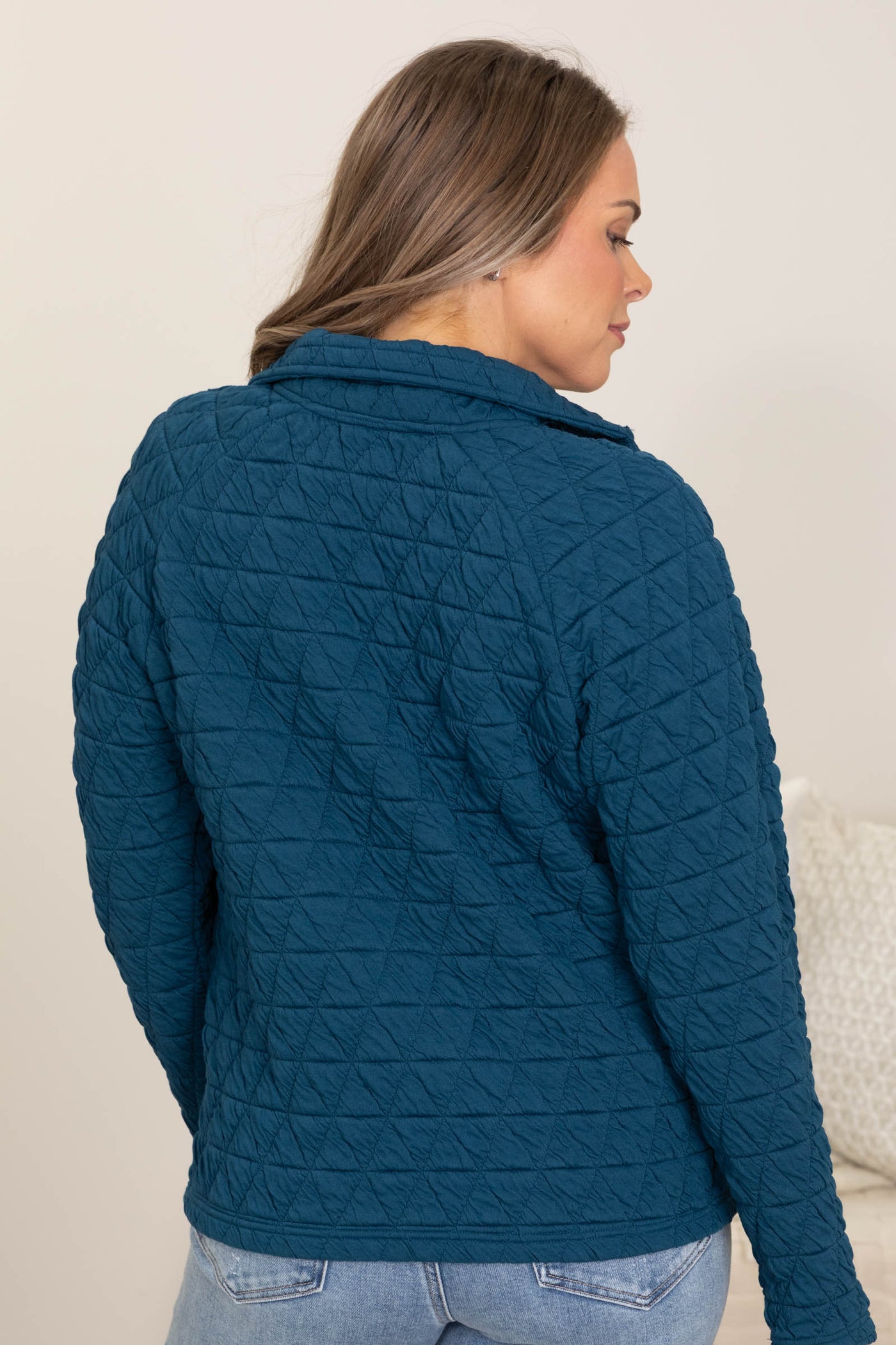 Happy Days Quilted Pullover by Filly Flair