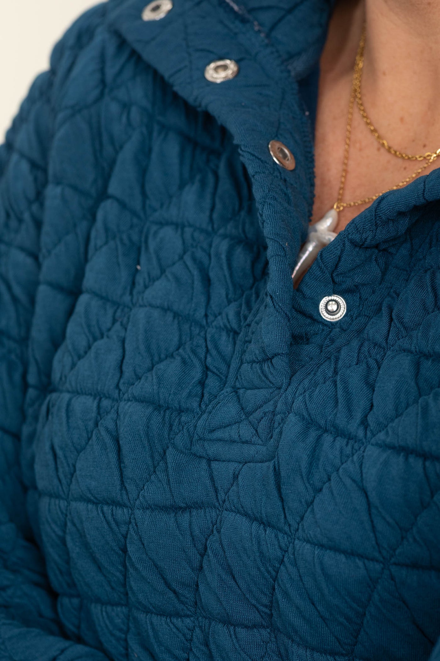 Happy Days Quilted Pullover by Filly Flair