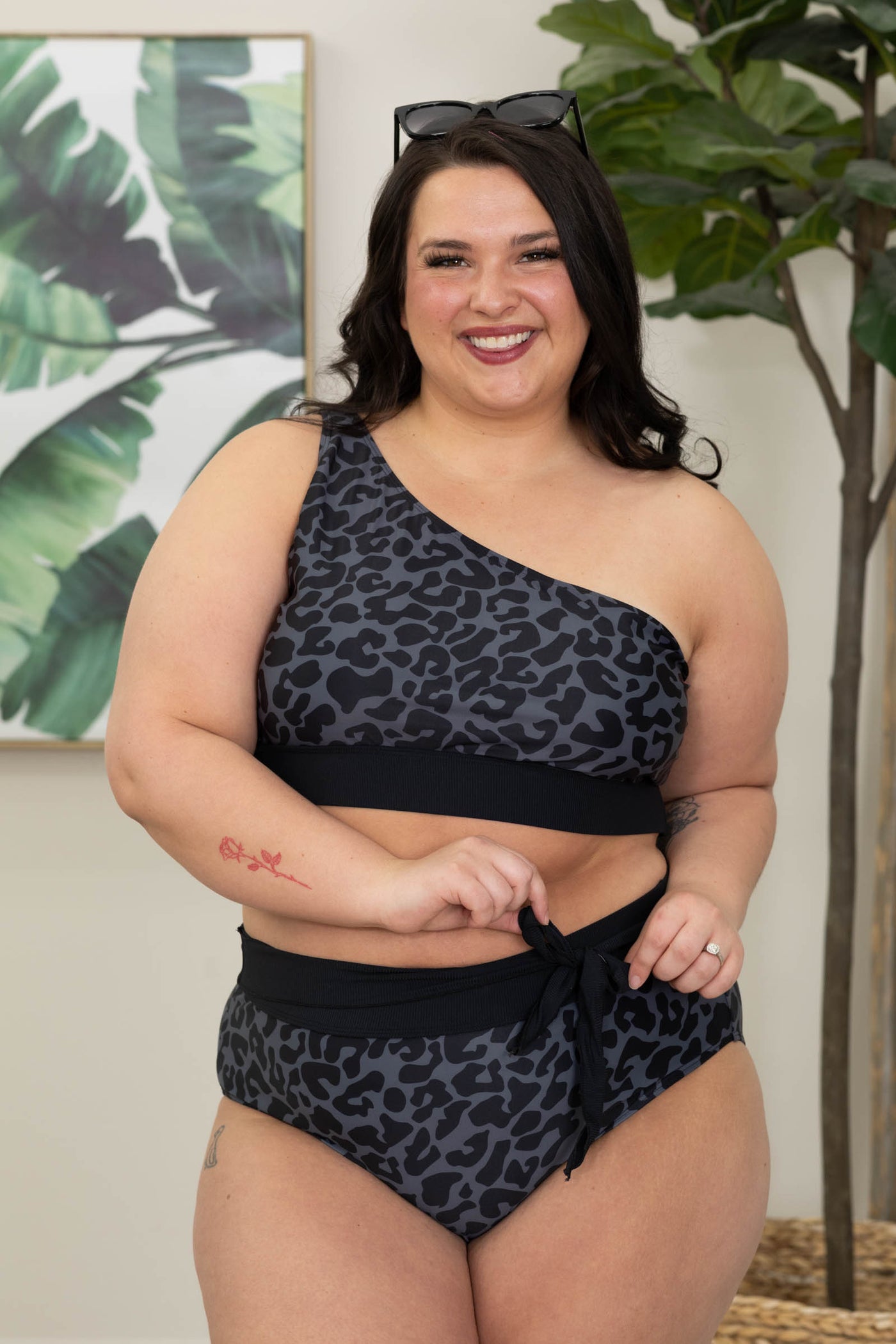 Sunshine Within Tie Bikini Swim Bottoms