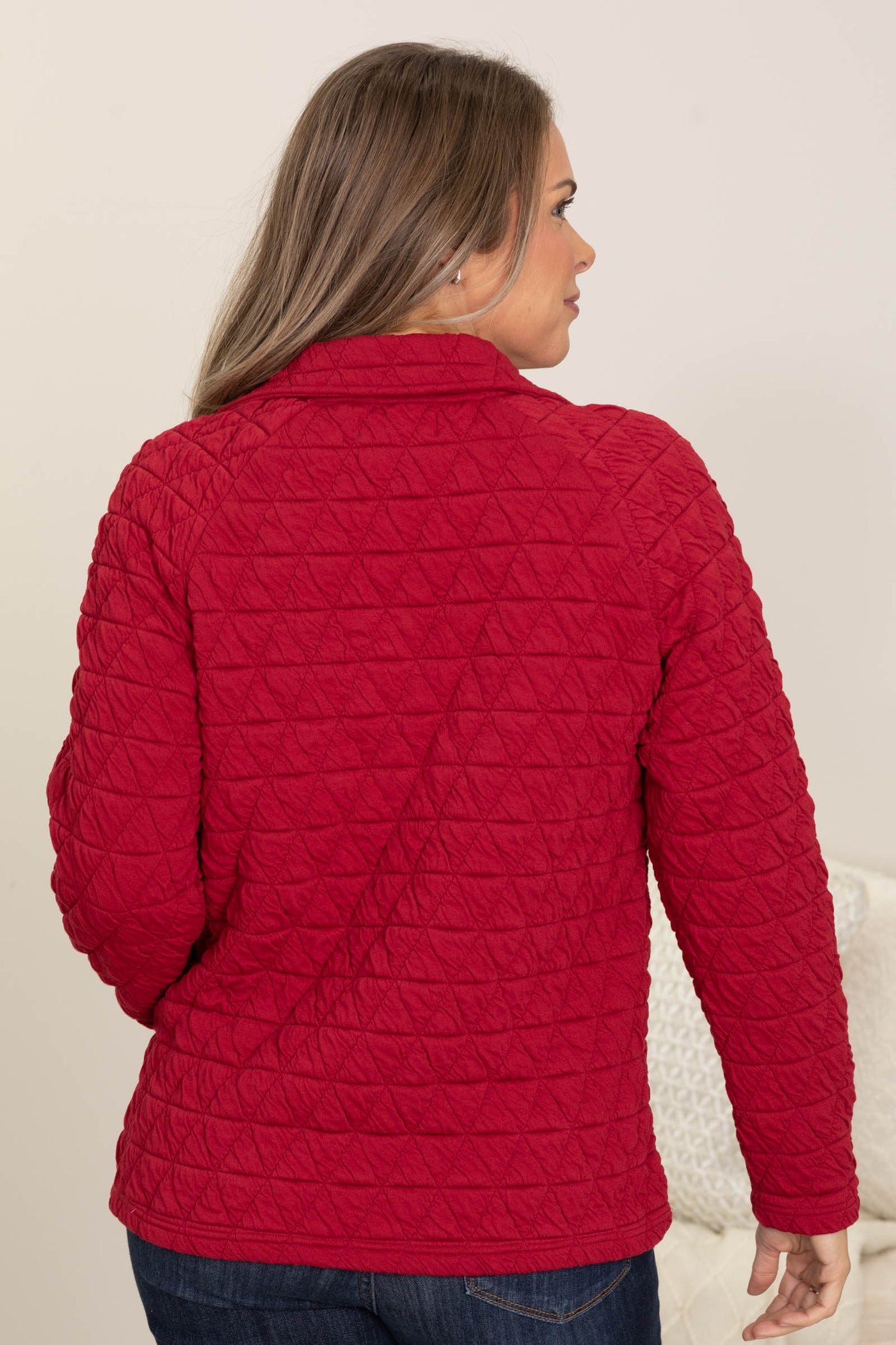 Happy Days Quilted Pullover by Filly Flair
