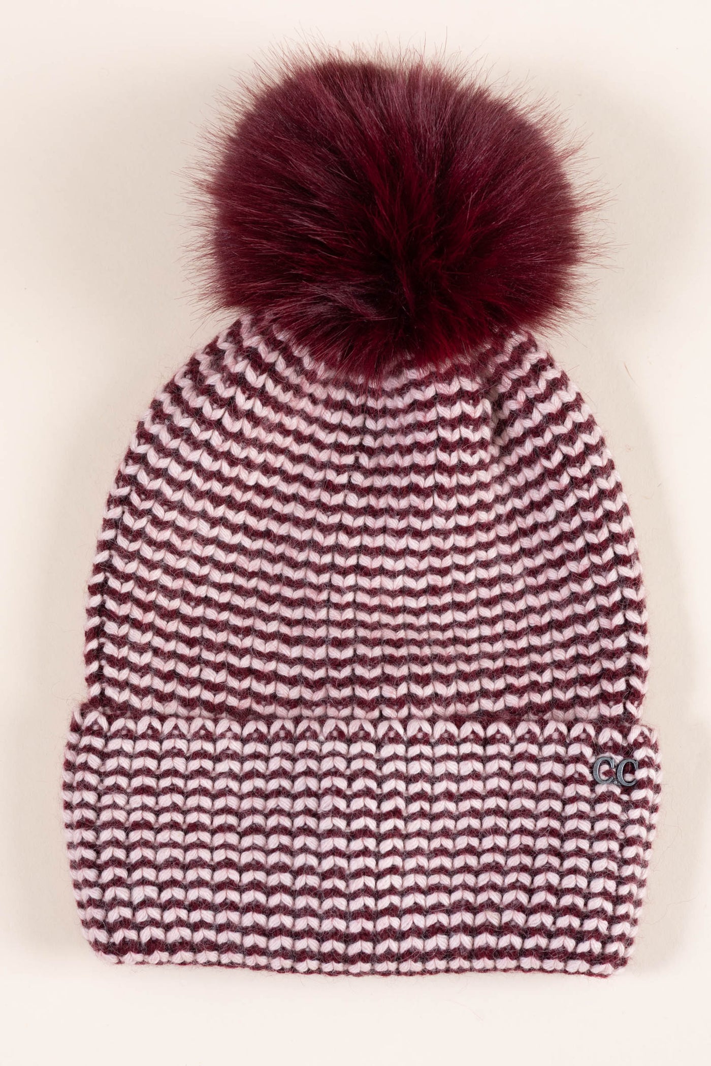 Two Tone Angora Cuff Beanies