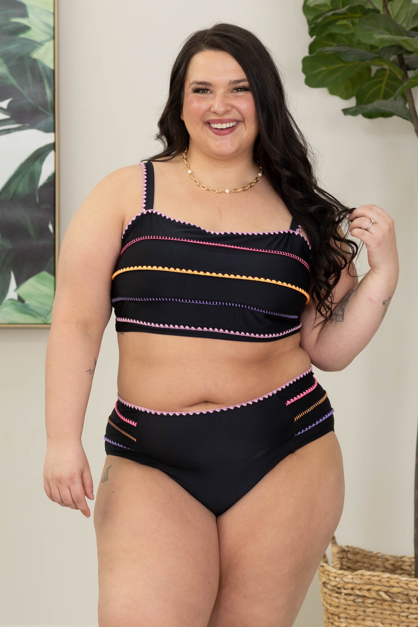 Sun-Kissed Beauty Bikini Swim Bottoms