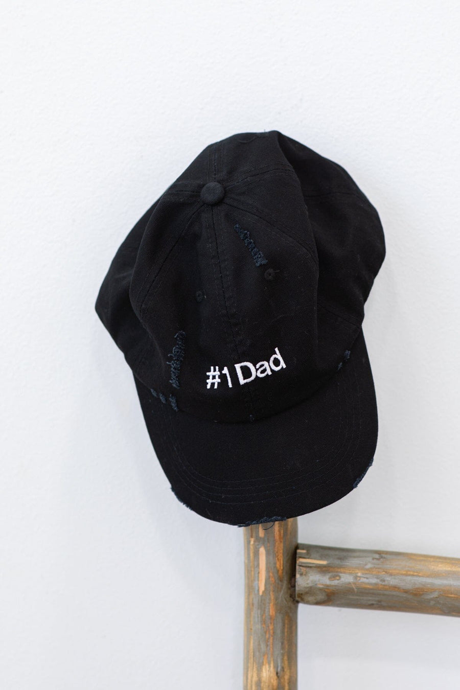 Black #1 Dad Embroidered Baseball Hat - Filly Flair