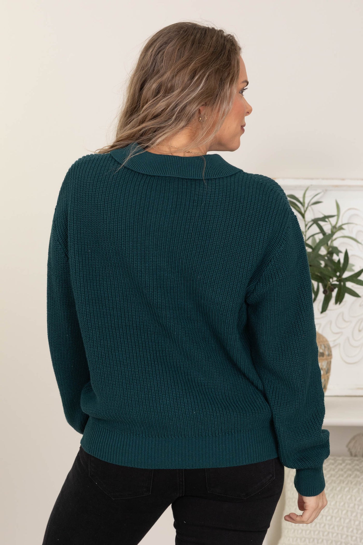 Oversized Collar Knit Sweaters