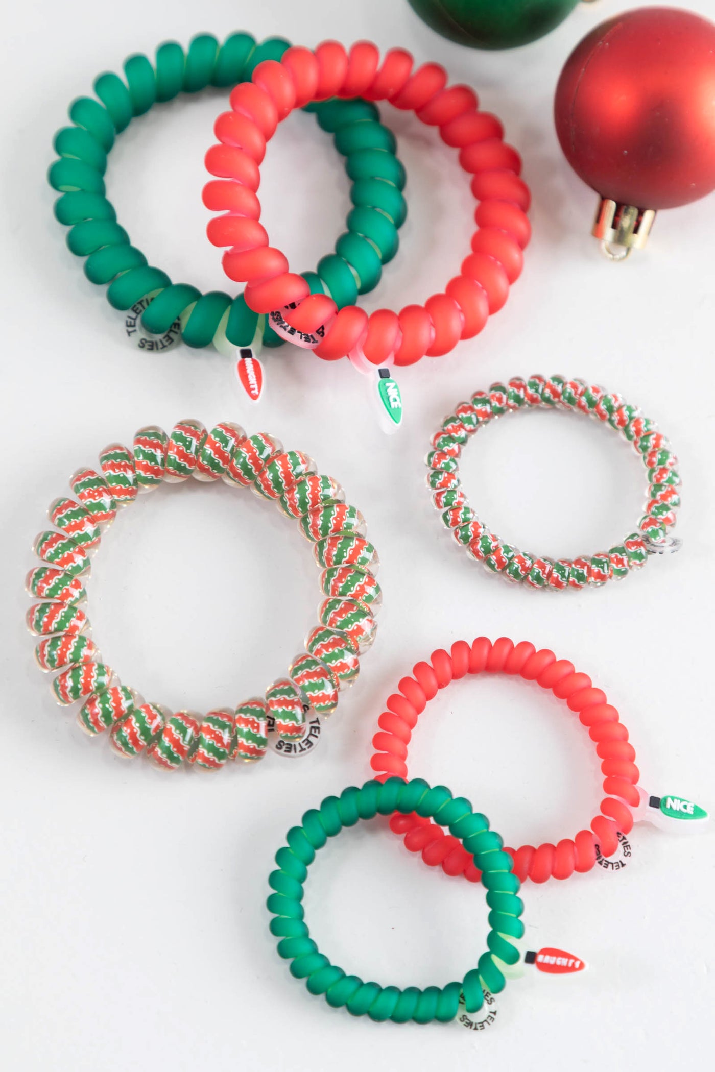 Naughty or Nice Hair Ties