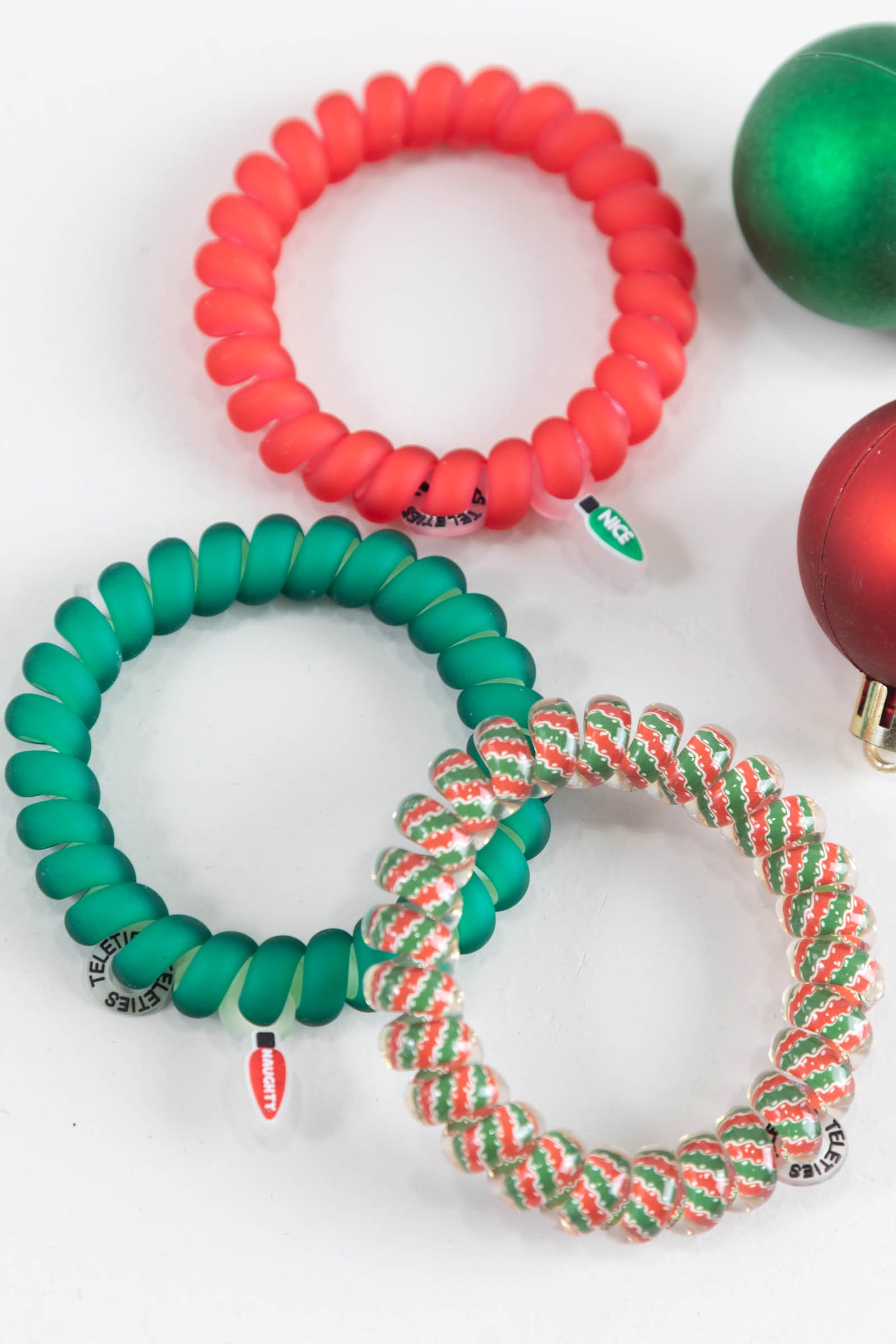 Naughty or Nice Hair Ties